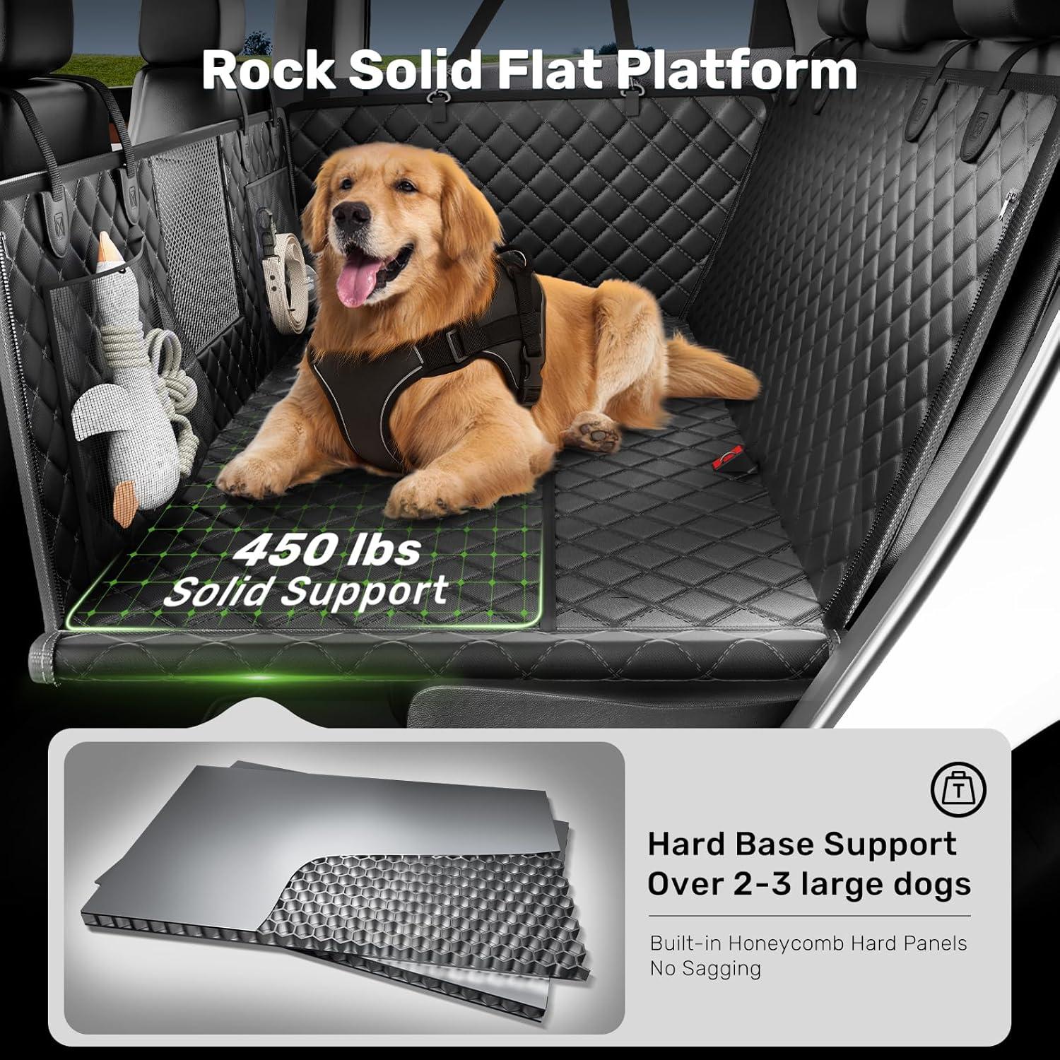 Cubierta de Asiento para Perros Zanch XL Negra Impermeable