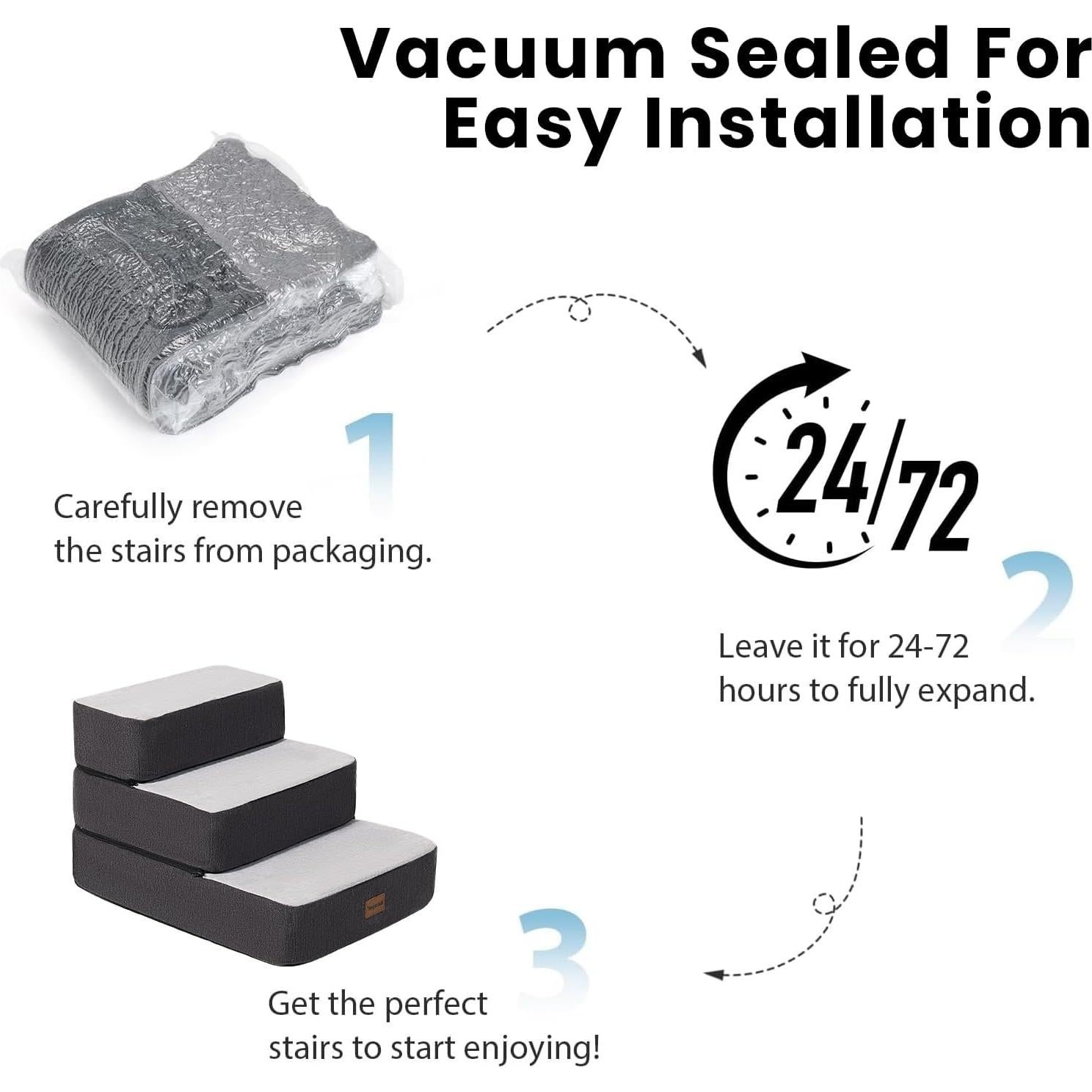 Escaleras Ajustables para Perros Garnpet 3 Pasos Antideslizantes