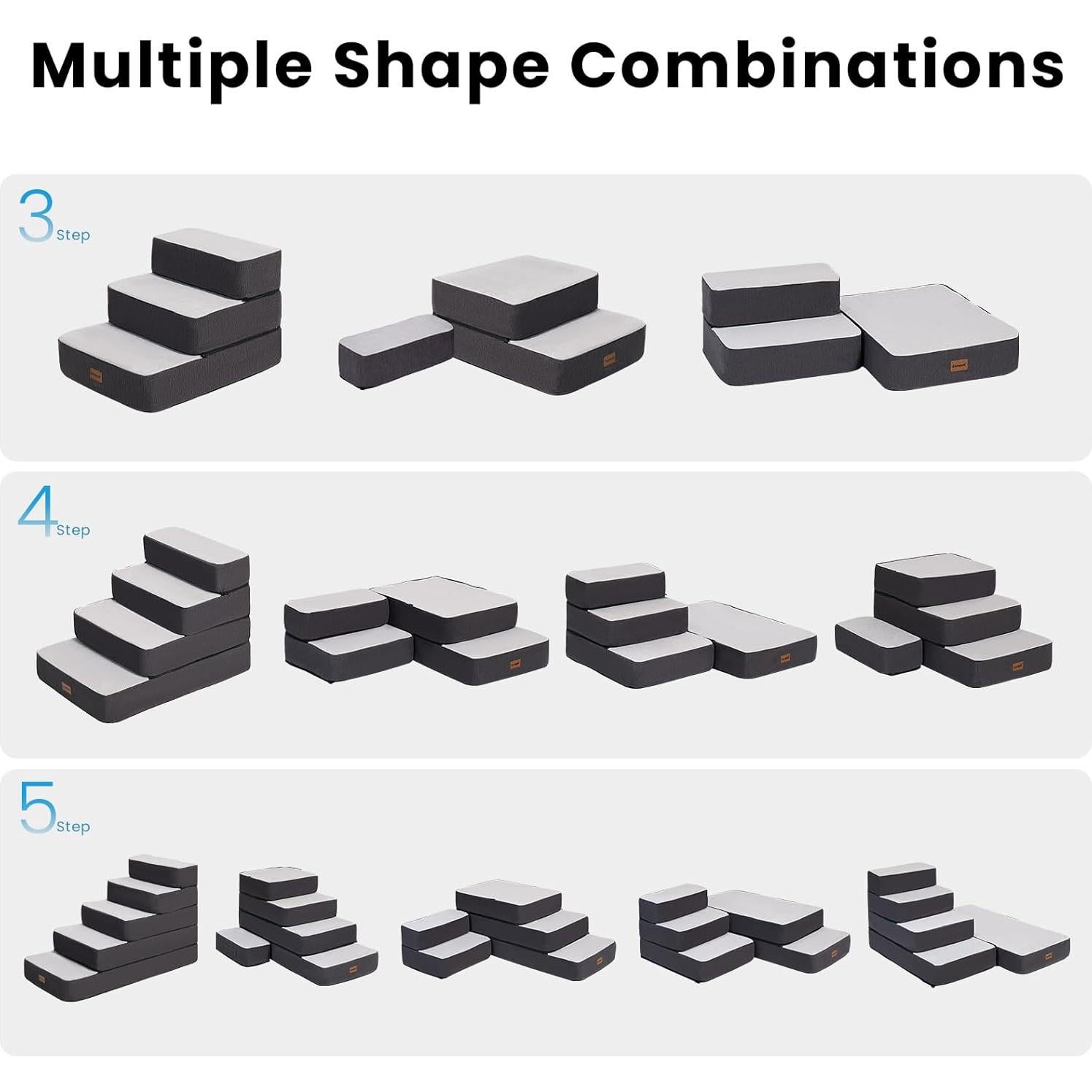 Escaleras Ajustables para Perros Garnpet 3 Pasos Antideslizantes
