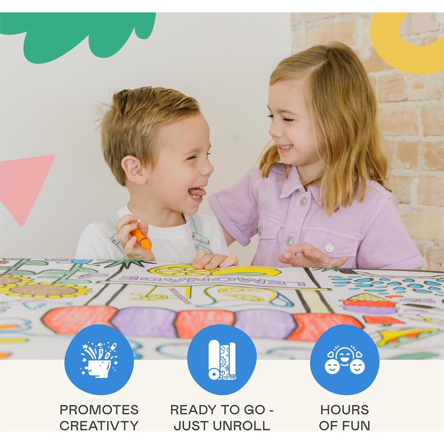 Paquete de 3 Manteles para Colorear Estacionales - Expresiones Pequeñas