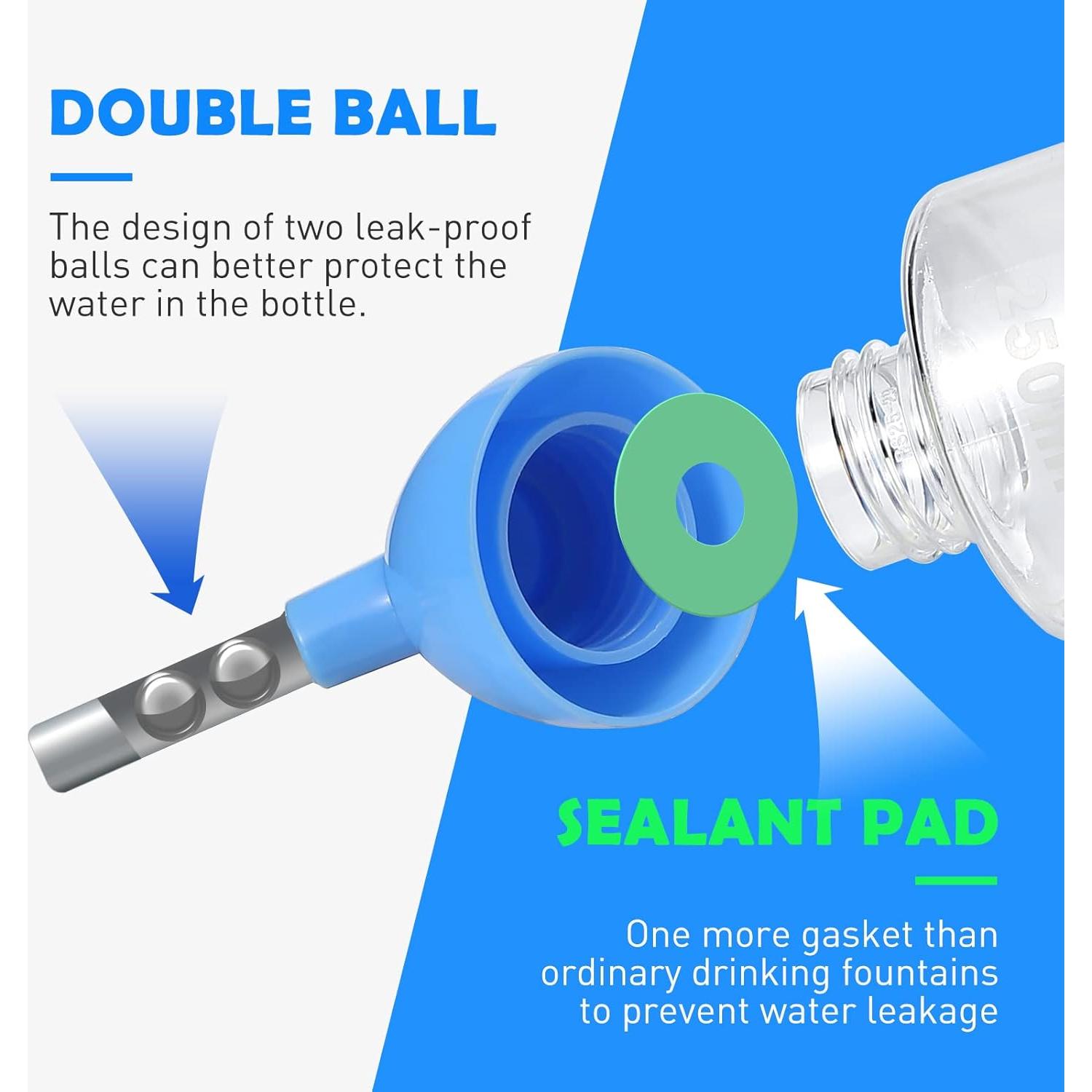 Botella de Agua para Mascotas Pequeñas PStarD Moon 76.5 ml