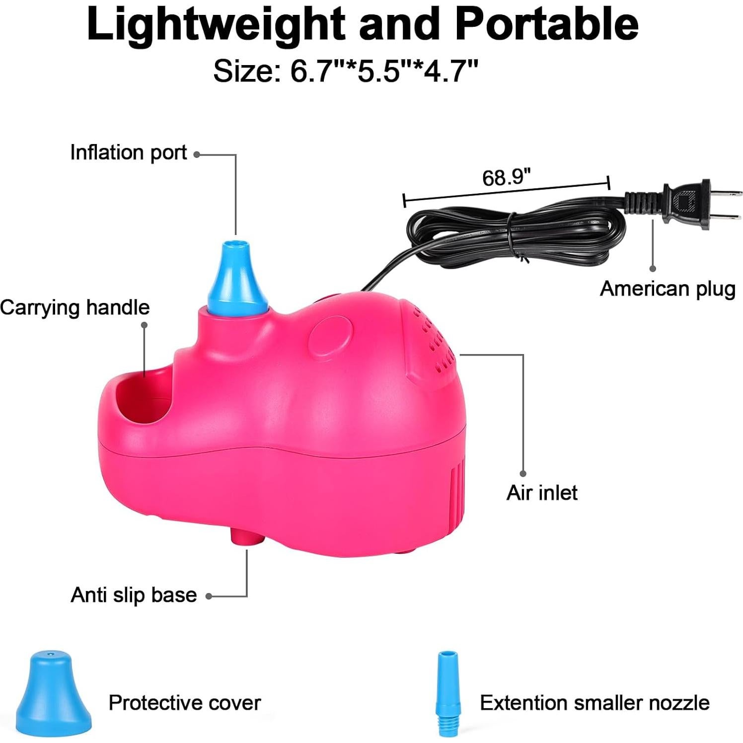 Bomba de Globo Eléctrica LIBERRWAY 400W 650 LPM Portátil