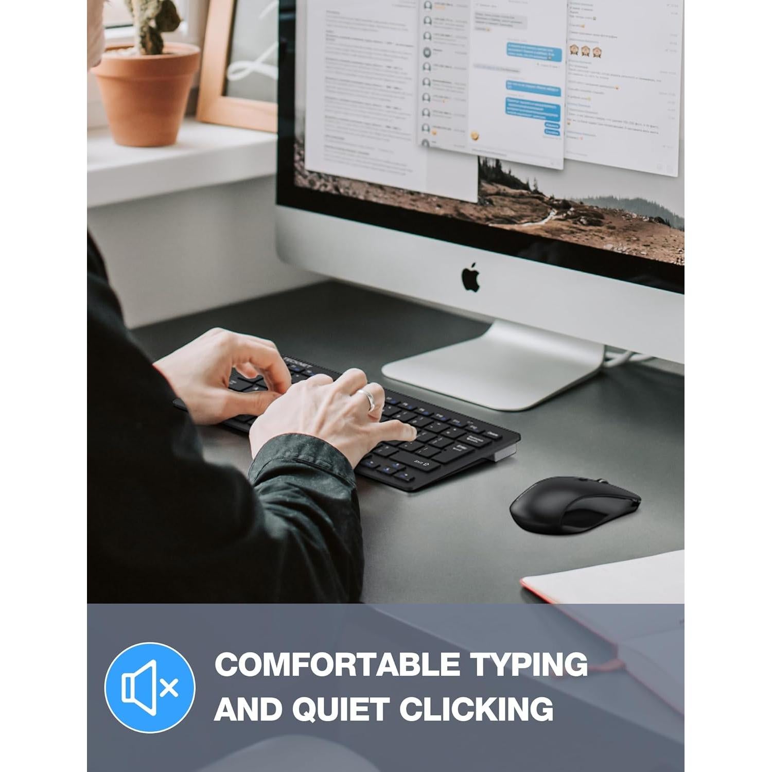 Combo Teclado y Ratón Inalámbrico TECKNET X315 Negro