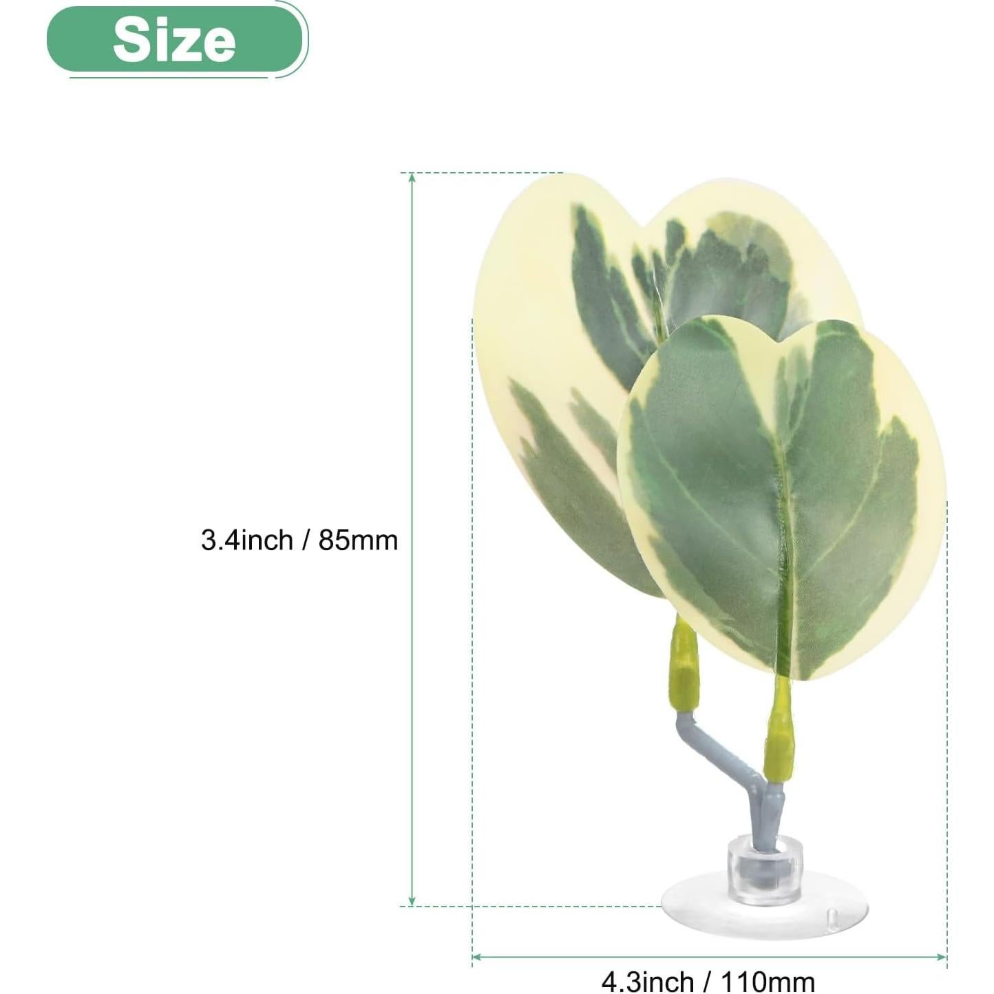 Almohadilla de Hoja para Peces Betta M METERXITY 2 Unidades