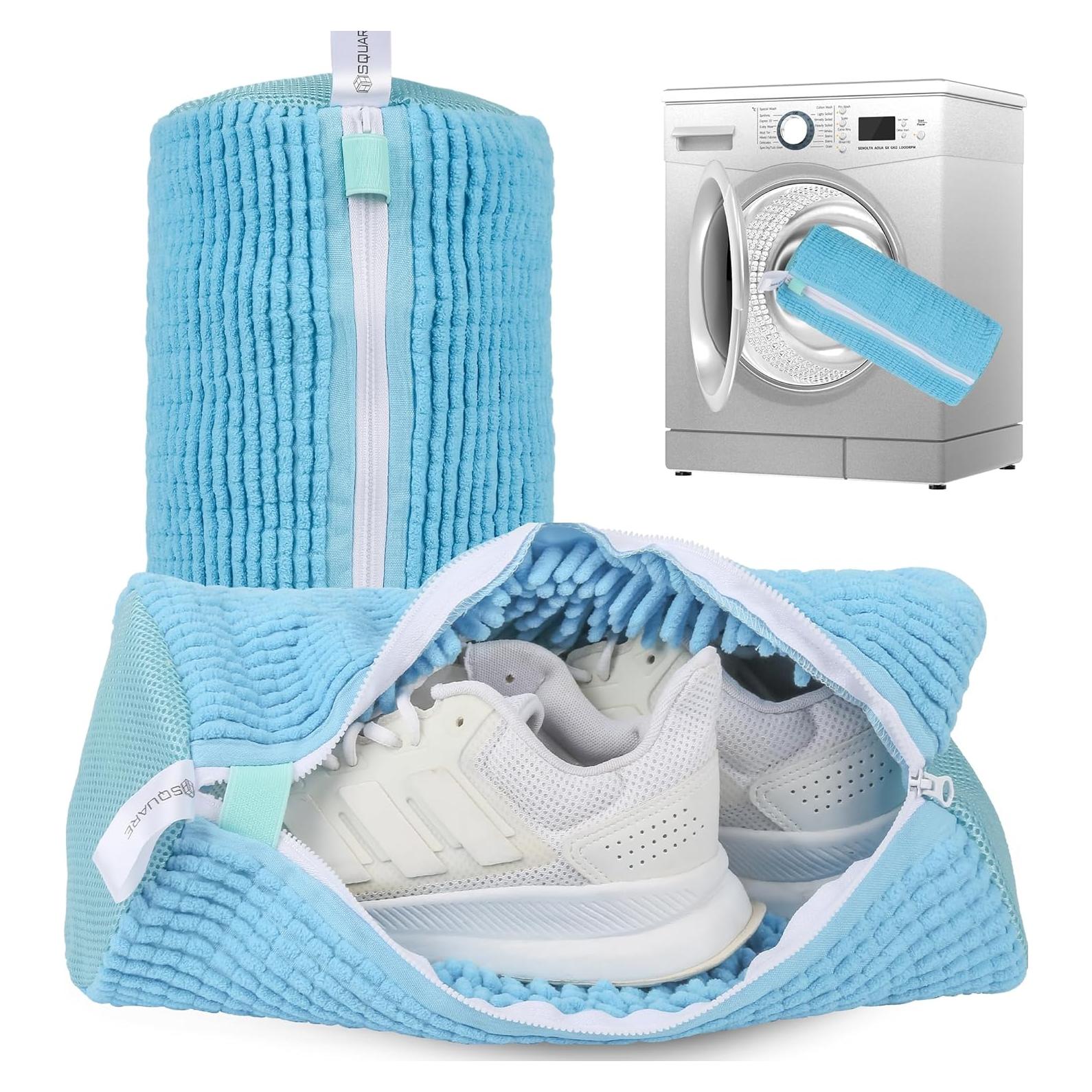Bolsa de Lavado de Zapatos HSQUARE Azul 2-Pack Reutilizable