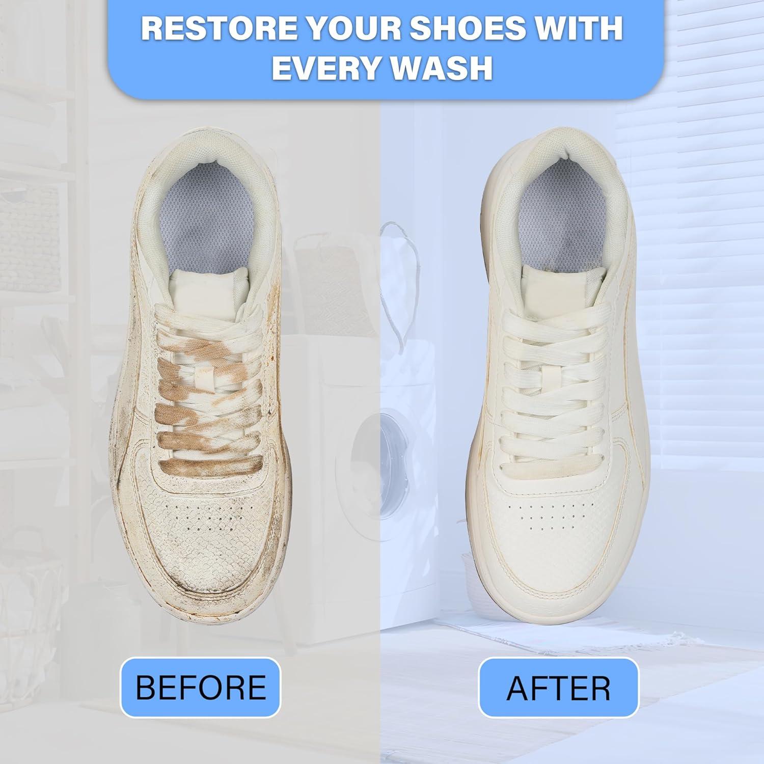 Bolsa de Lavado de Zapatos HSQUARE Azul 2-Pack Reutilizable