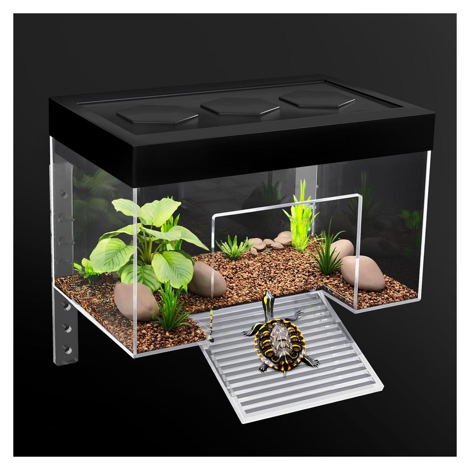 Plataforma de Sol para Tortugas AZV Mini 14x19.8cm Acuario