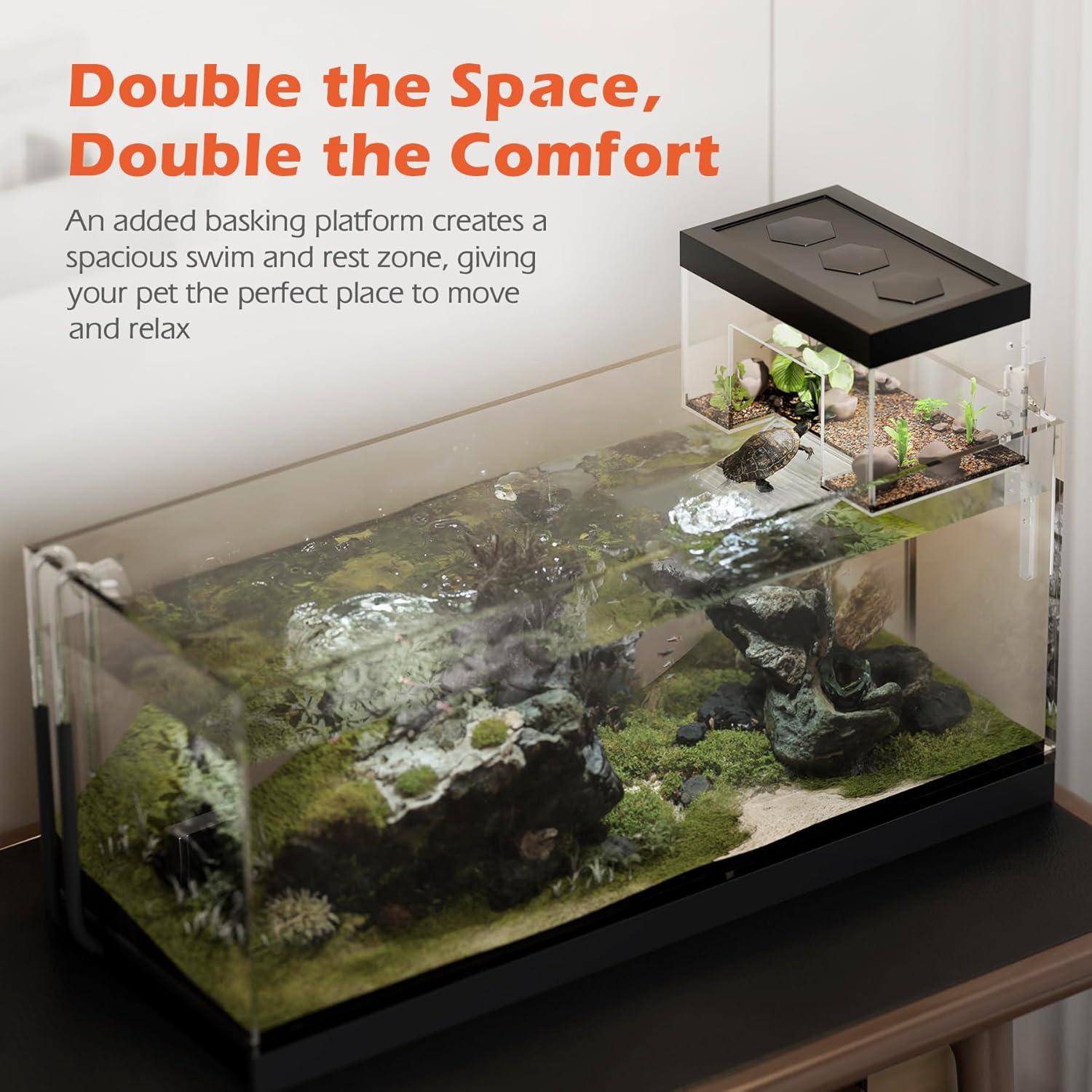 Plataforma de Sol para Tortugas AZV Mini 14x19.8cm Acuario