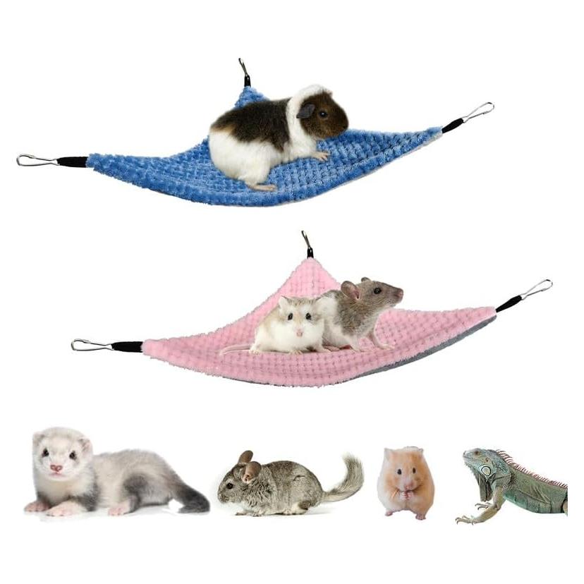 Hamaca de Esquina Colgante GOMICRAFT para Roedores Pequeños S