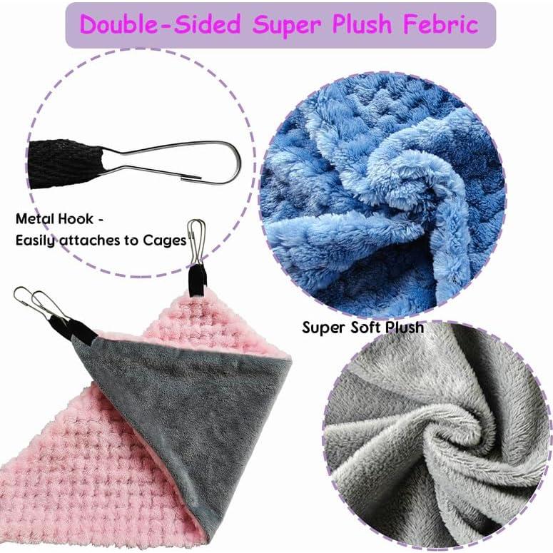 Hamaca de Esquina Colgante GOMICRAFT para Roedores Pequeños S