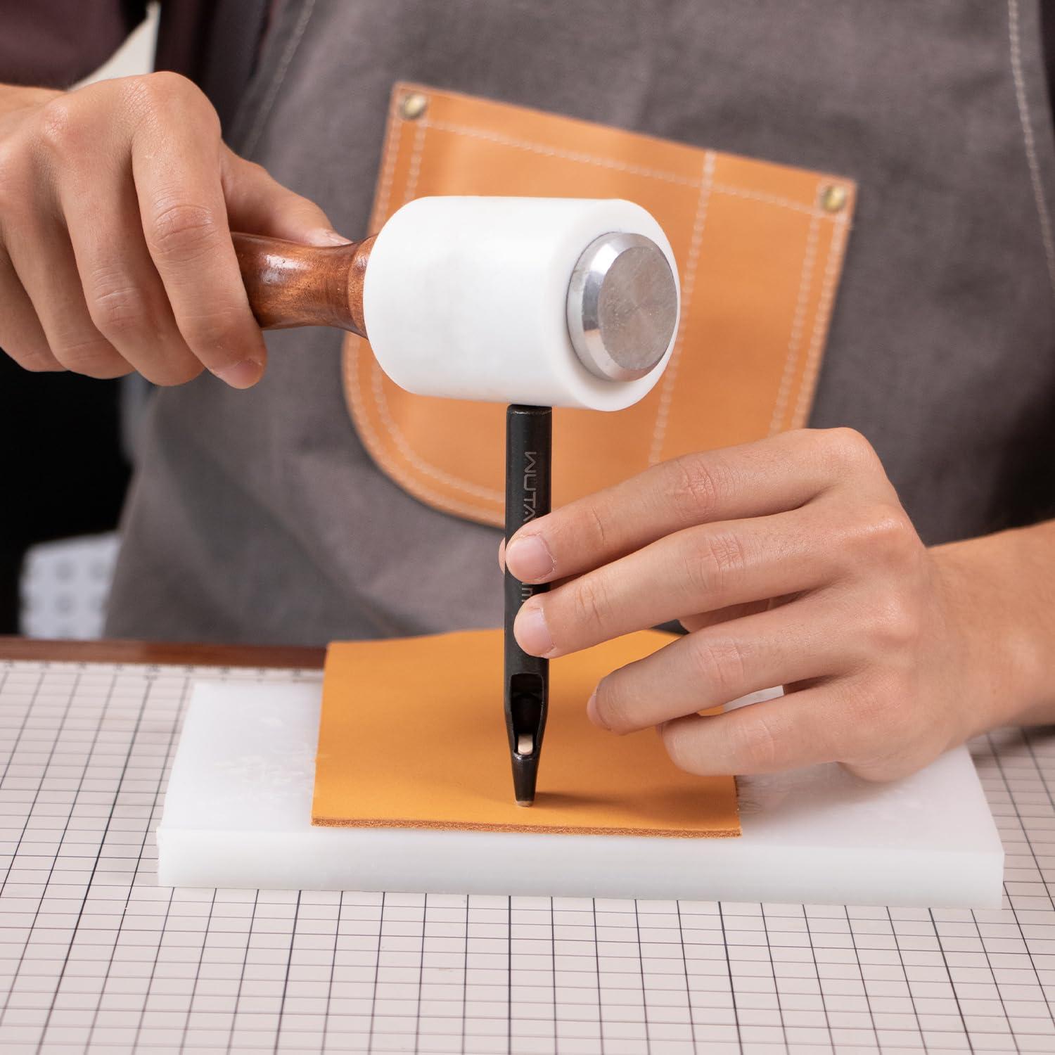 Perforadora de Cuero Ovalada WUTA 2x3mm para Cinturones