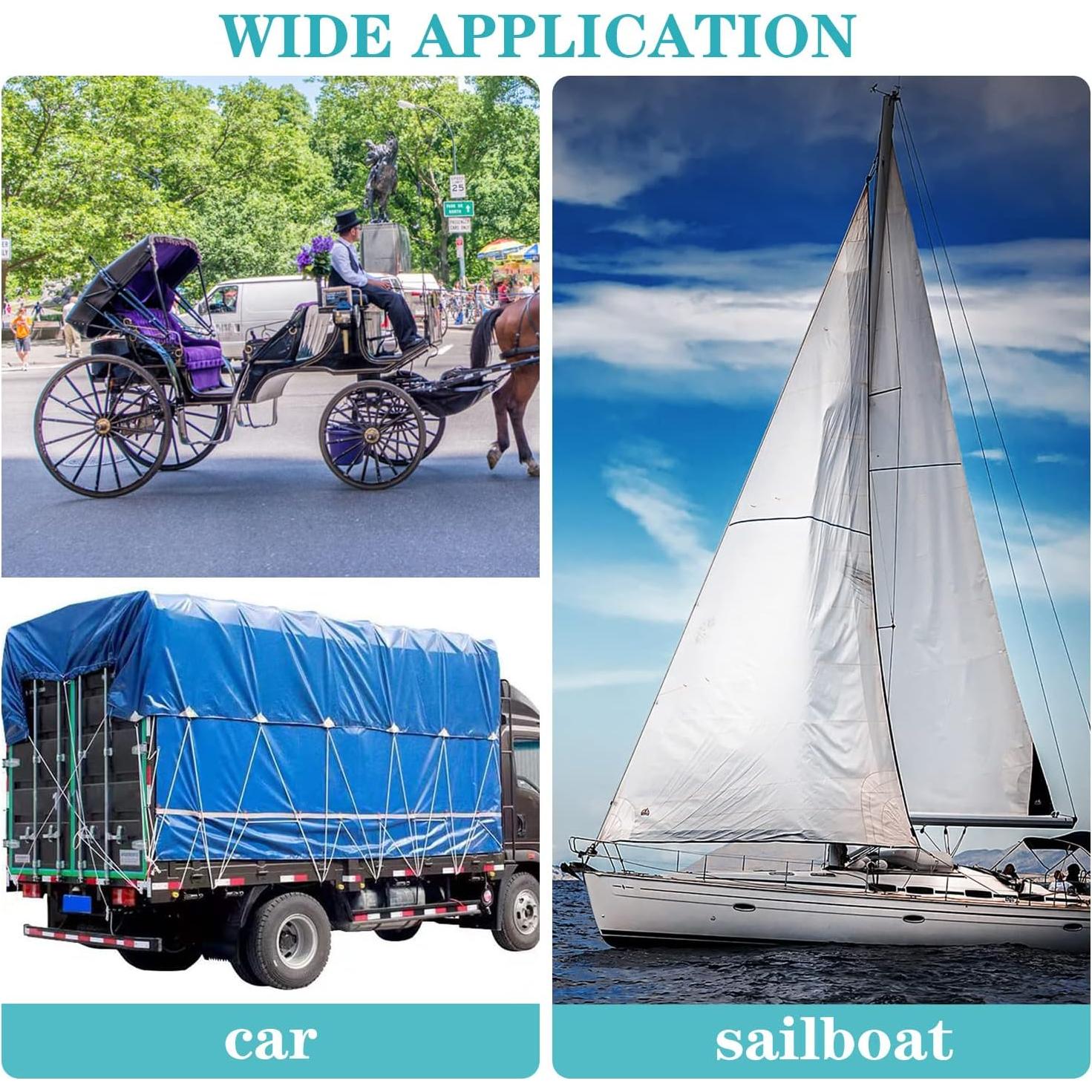 Kit de Botones de Lona XRIHSNAVI 90 PCS Acero Inoxidable Marino