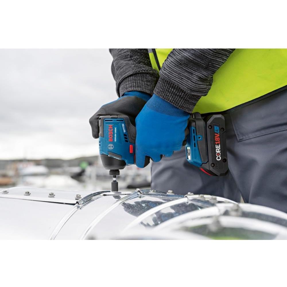 Destornillador de Impacto Sin Escobillas Bosch GDR18V-1950C 18V