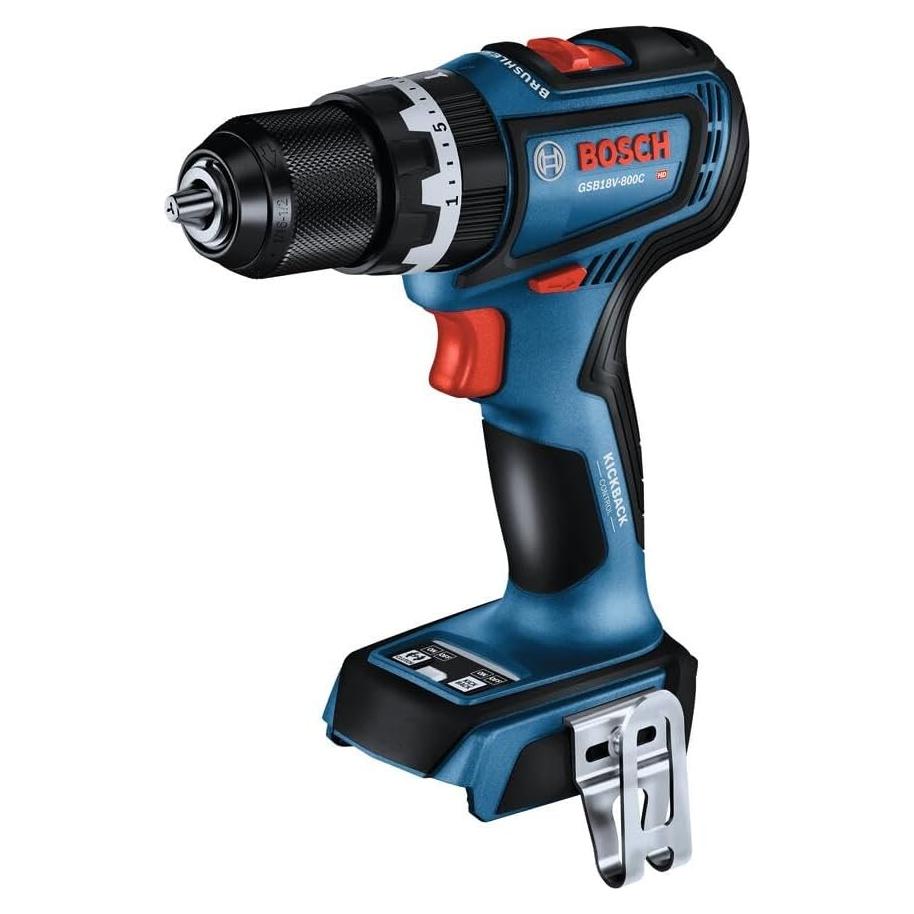 Taladro Percutor Bosch GSB18V-800CN 18V Sin Escobillas 1/2"