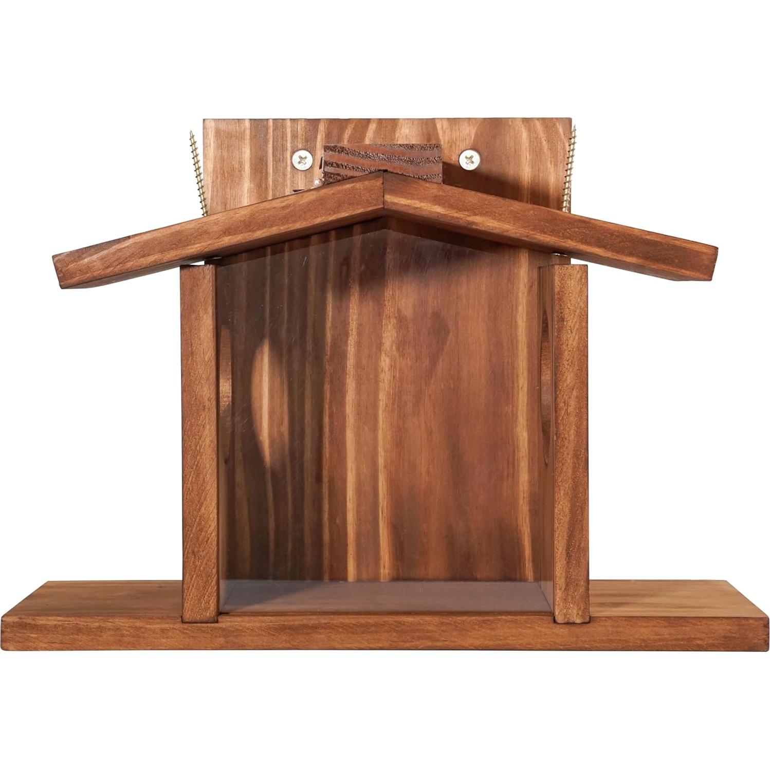 Comedero de Ardillas MIXUMON de Madera 5L Estilo 2