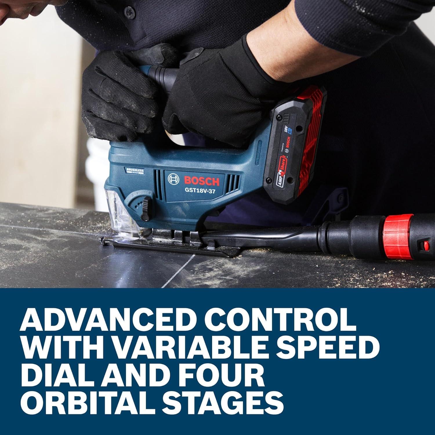 Sierra de Calar Bosch GST18V-37 18V Sin Escobillas 9.4cm