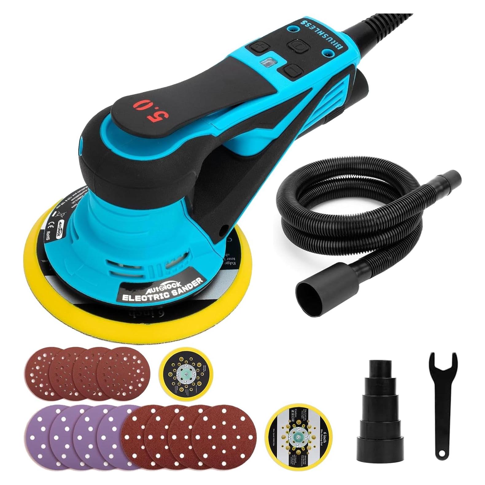 Lijadora Orbital Eléctrica Autolock 350W 10000RPM 5-6"