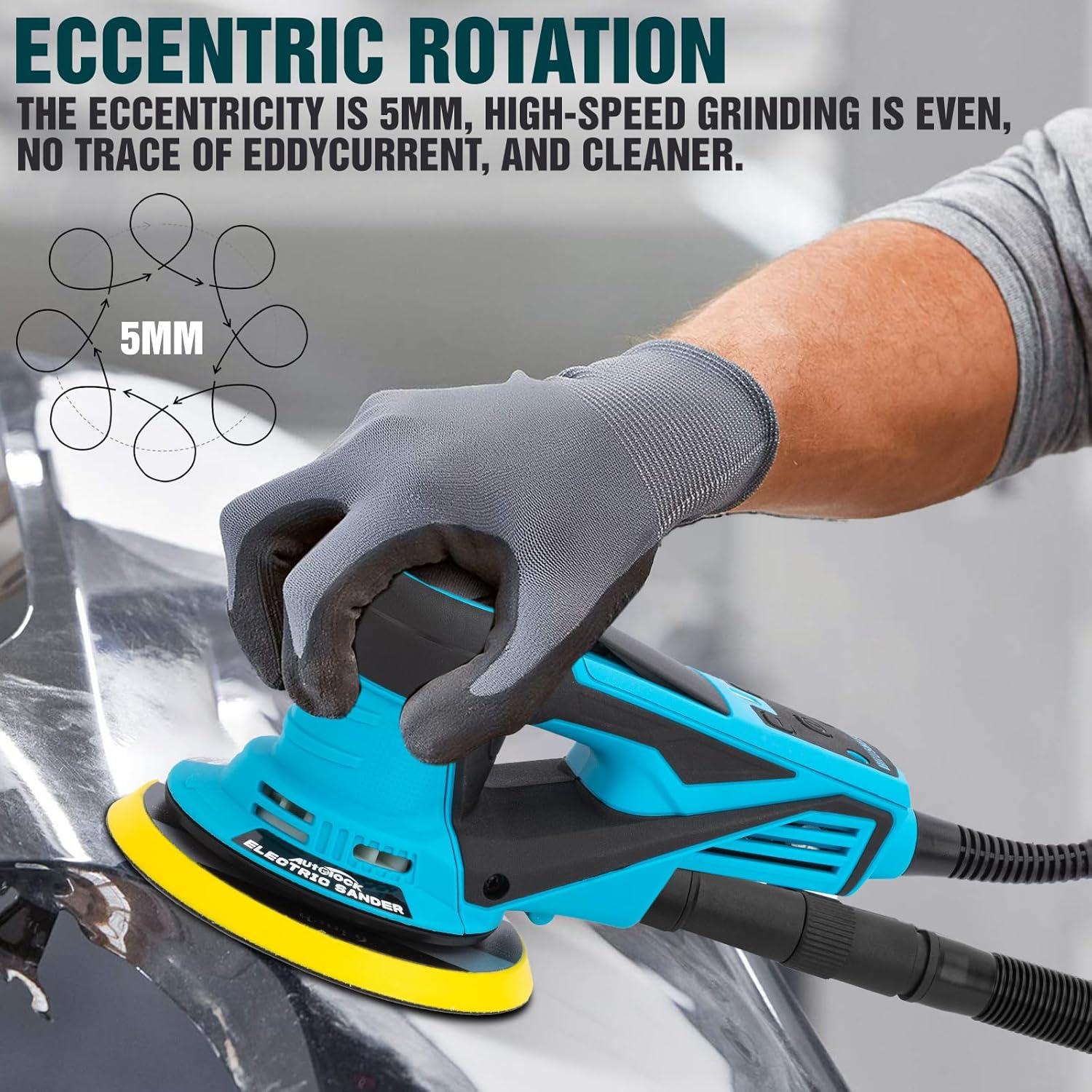 Lijadora Orbital Eléctrica Autolock 350W 10000RPM 5-6"