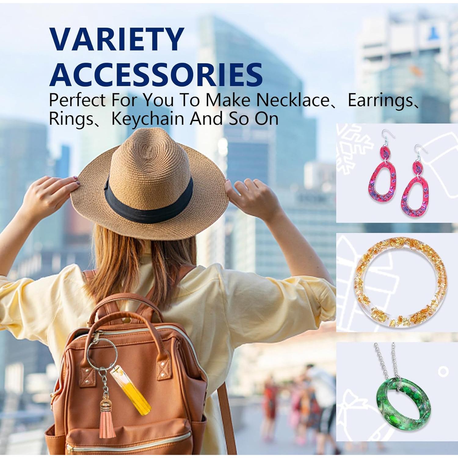 Kit de Resina IGaiety para Joyería - 278 Piezas, Moldes y Accesorios