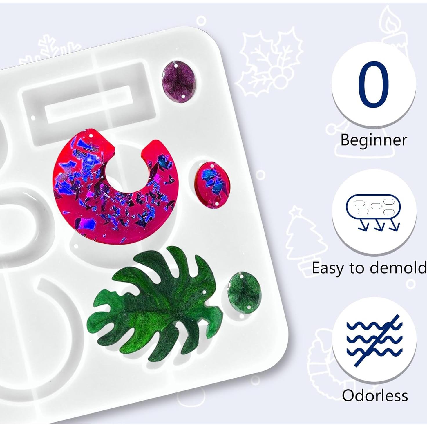 Kit de Resina IGaiety para Joyería - 278 Piezas, Moldes y Accesorios