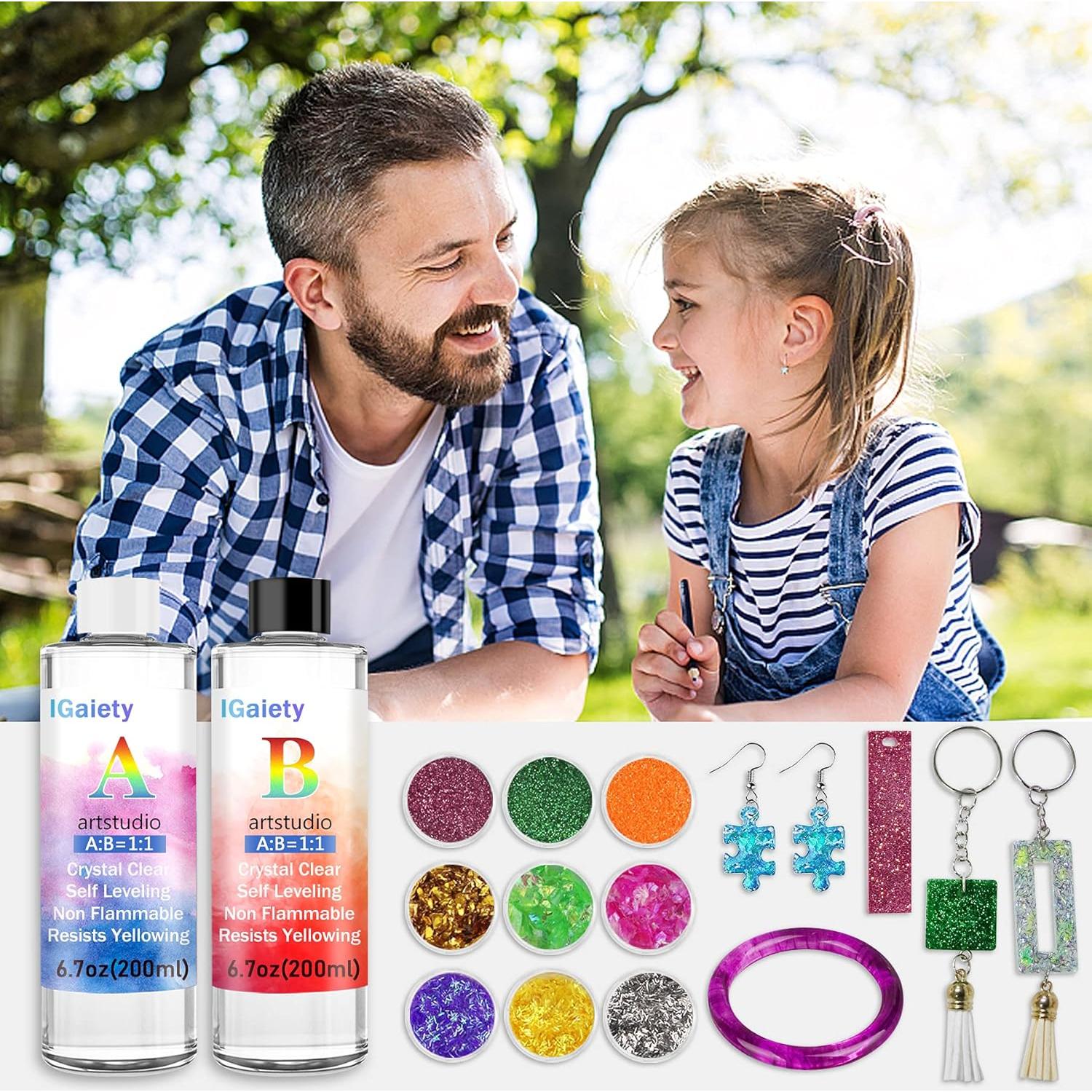 Kit de Resina IGaiety para Joyería - 278 Piezas, Moldes y Accesorios