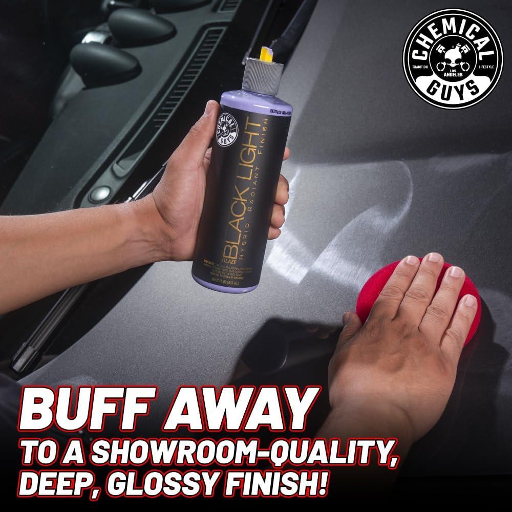 Kit de Mantenimiento de Pintura Negra Chemical Guys HOL_201 - 7 Productos