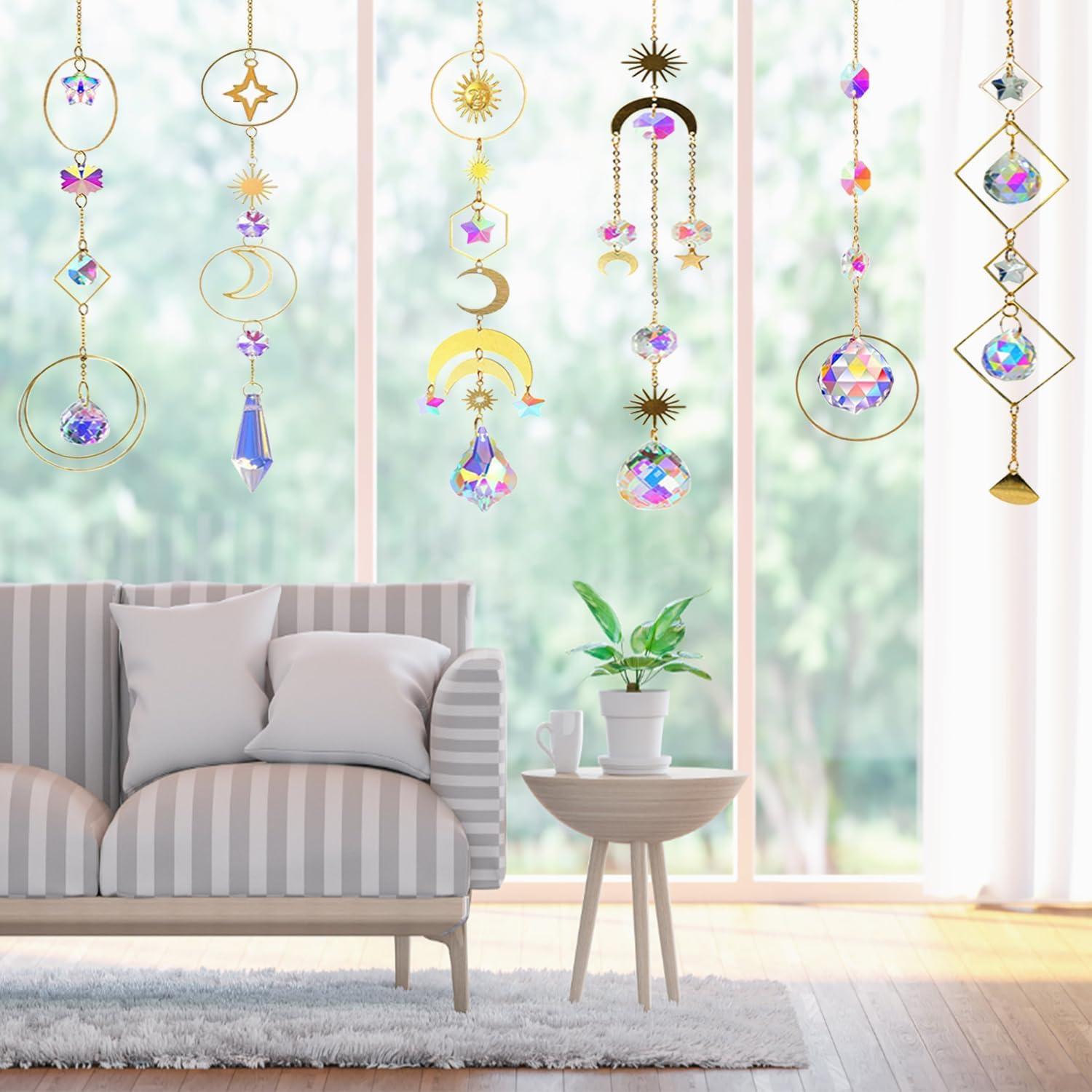 Kit de Manualidades Lyukii 500 Piezas para Atrapasoles de Cristal