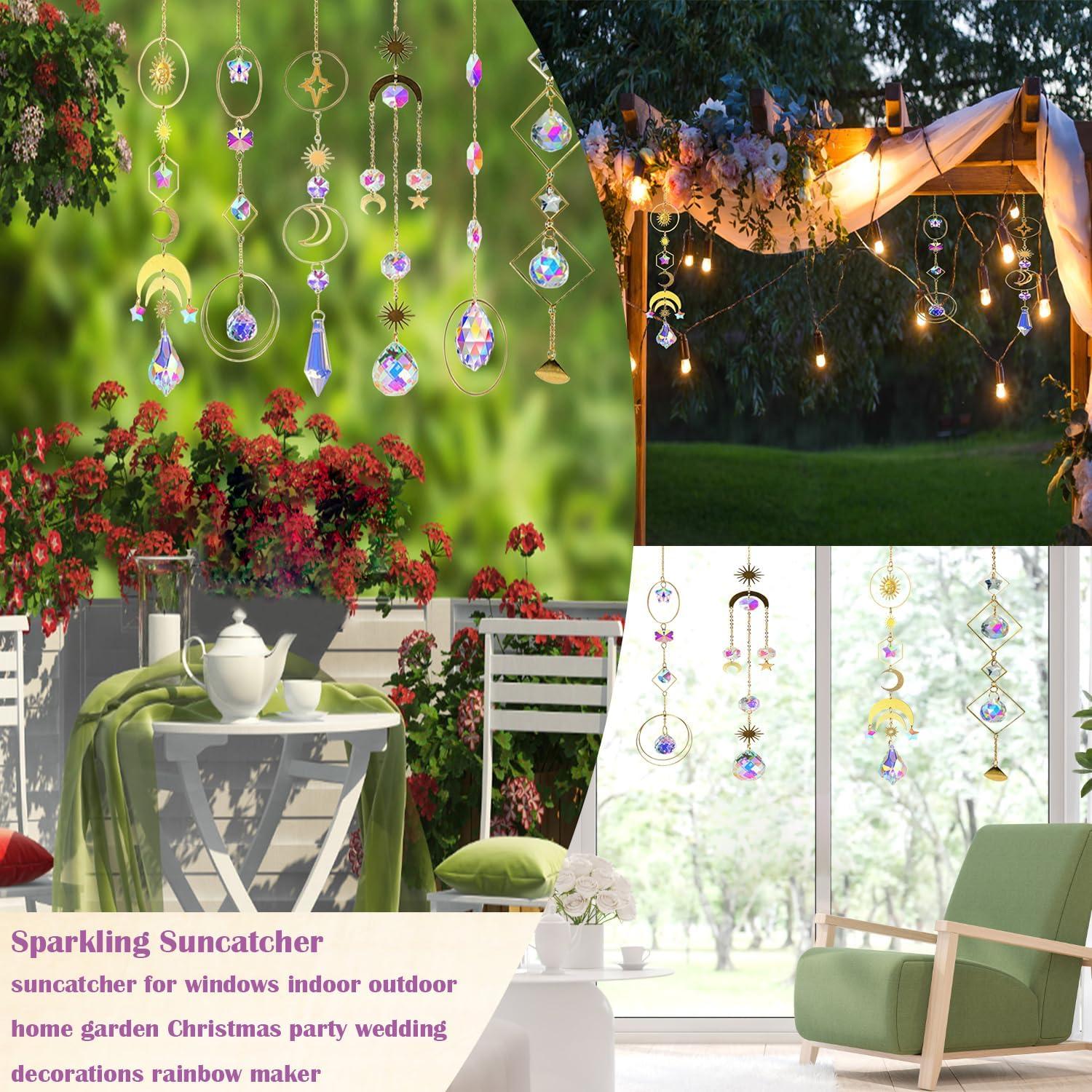 Kit de Manualidades Lyukii 500 Piezas para Atrapasoles de Cristal