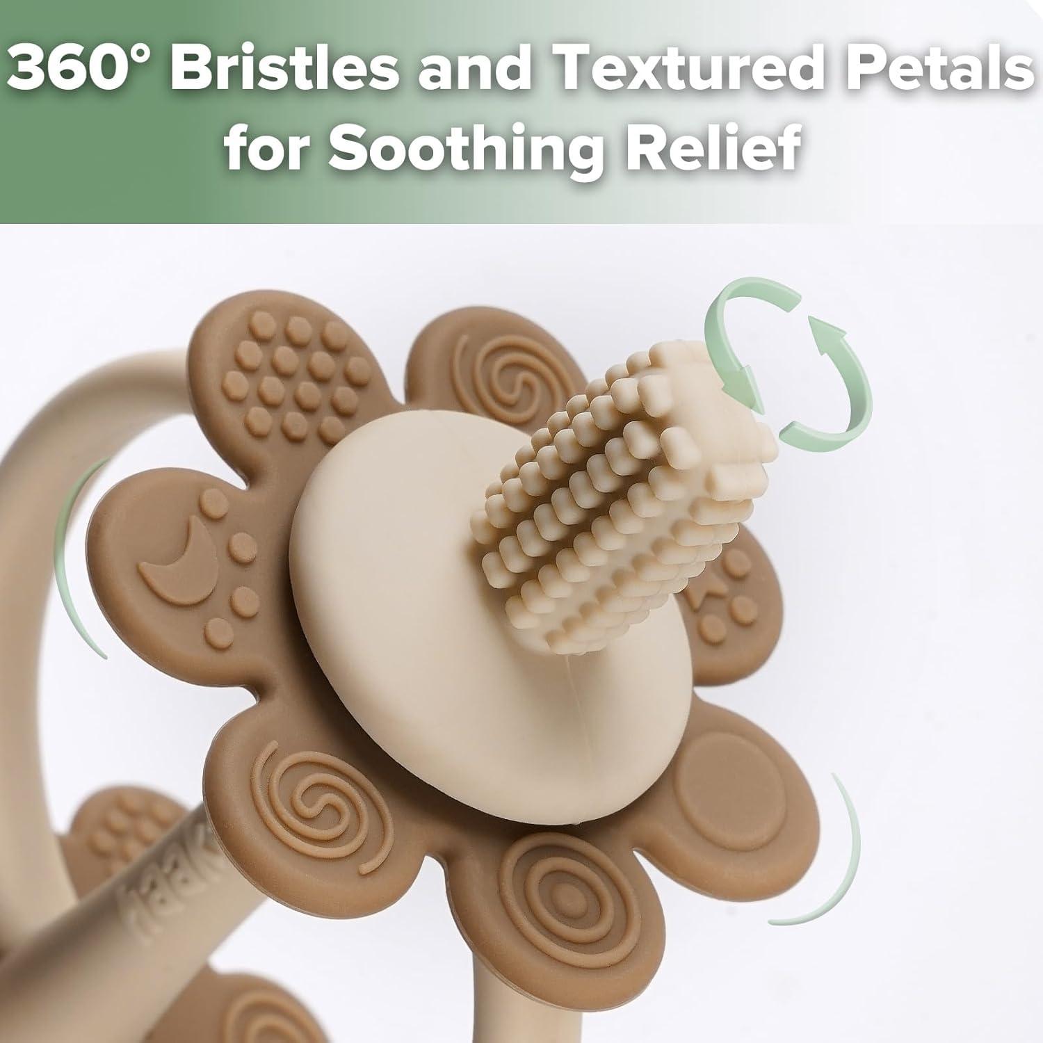 Juguete de Dentición Silicona Haakaa 3 en 1 para Bebés