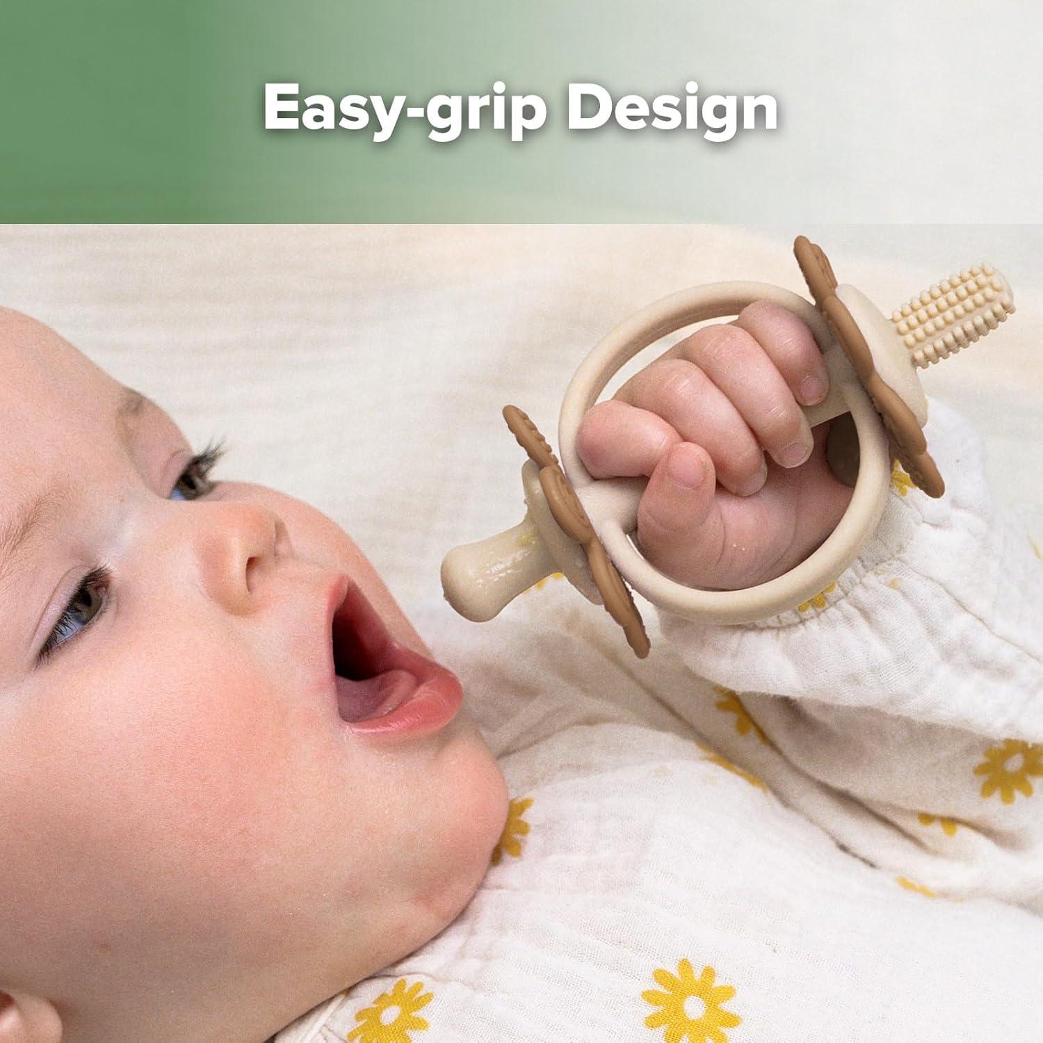 Juguete de Dentición Silicona Haakaa 3 en 1 para Bebés