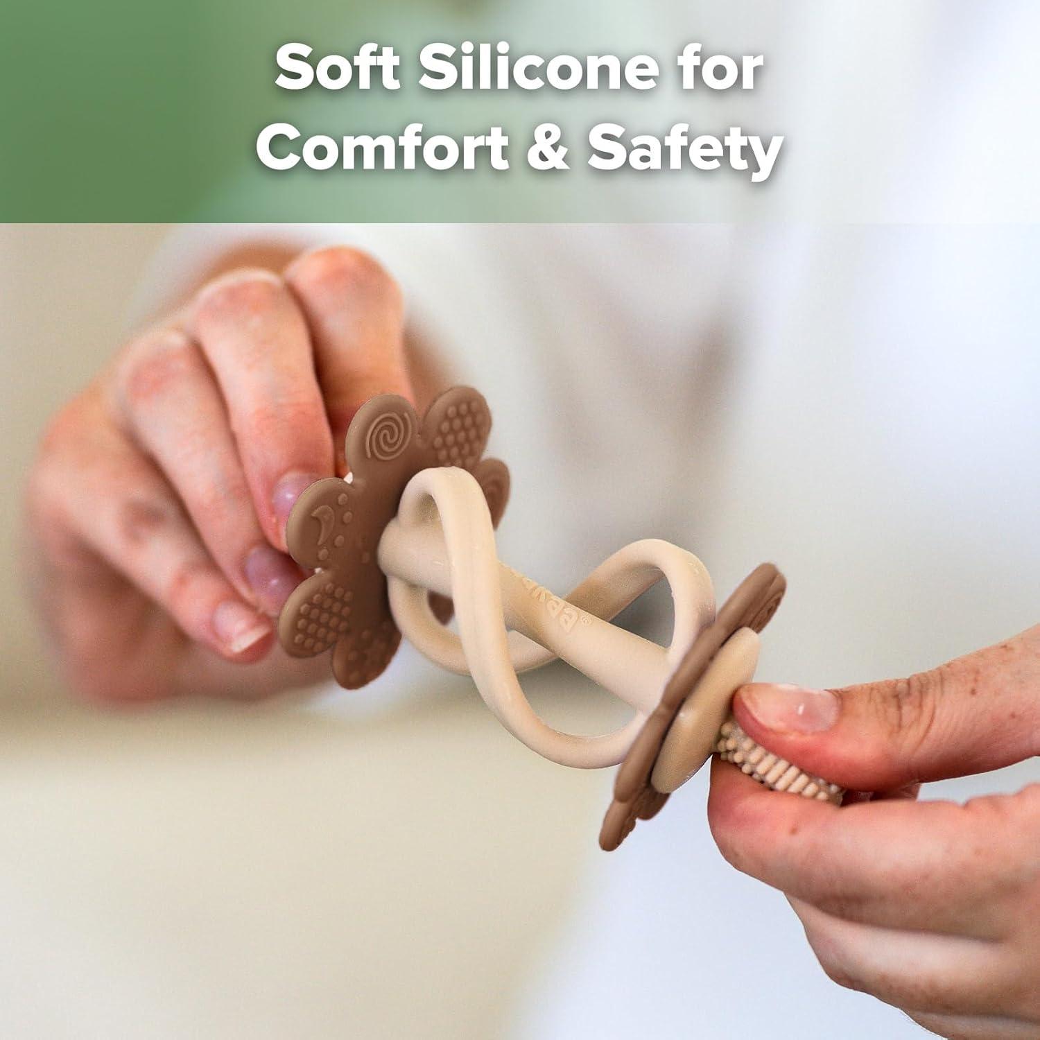 Juguete de Dentición Silicona Haakaa 3 en 1 para Bebés