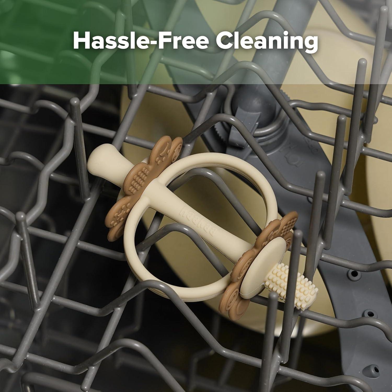 Juguete de Dentición Silicona Haakaa 3 en 1 para Bebés