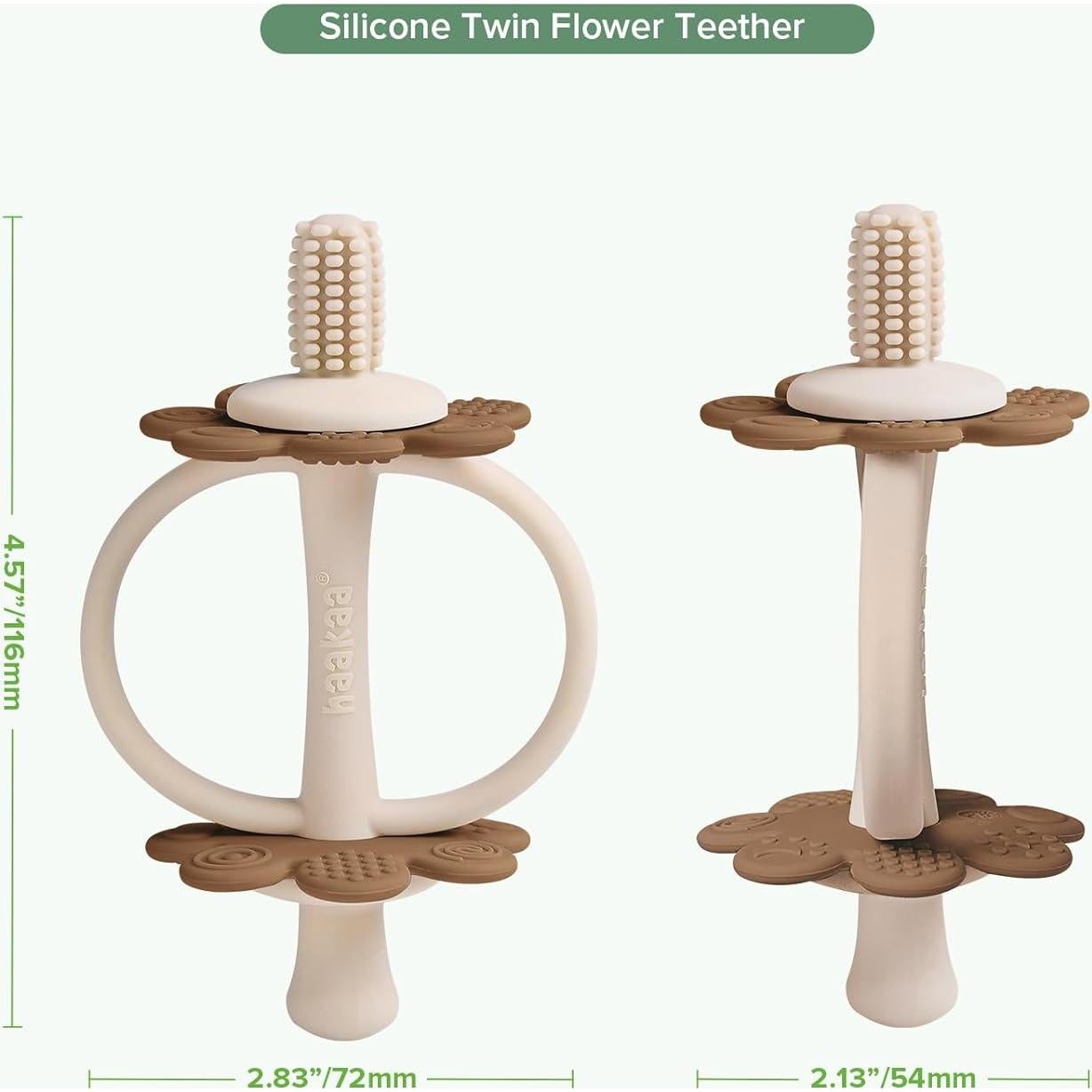 Juguete de Dentición Silicona Haakaa 3 en 1 para Bebés