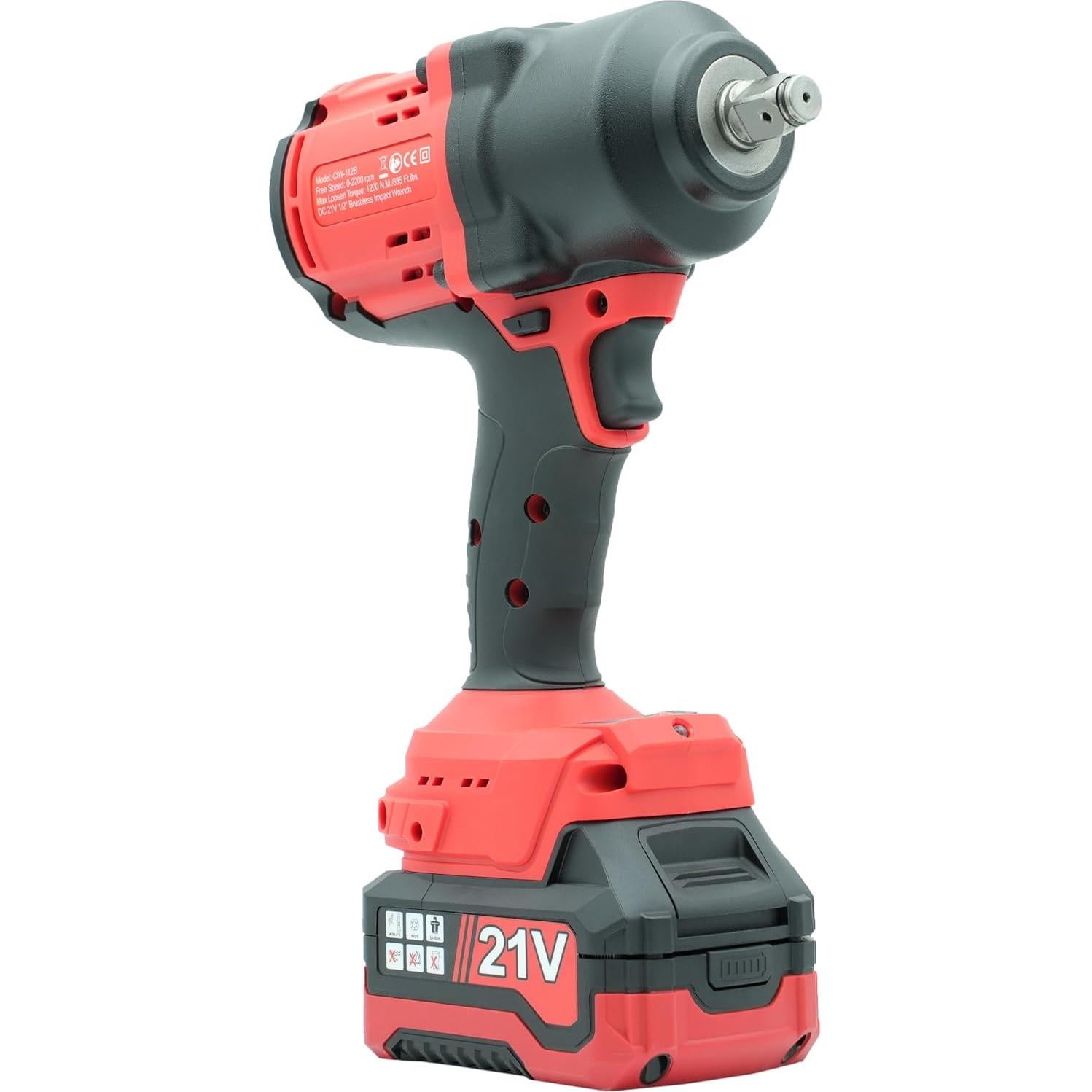 Llave de Impacto Inalámbrica BESWELL CIW-112B 1200 N.m