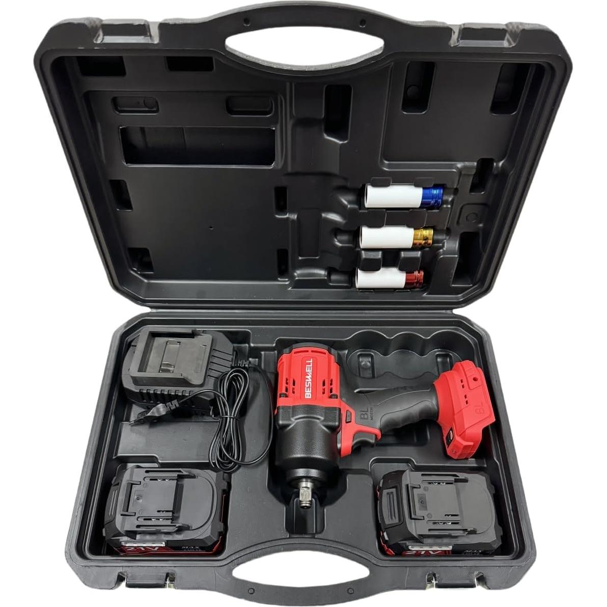 Llave de Impacto Inalámbrica BESWELL CIW-112B 1200 N.m