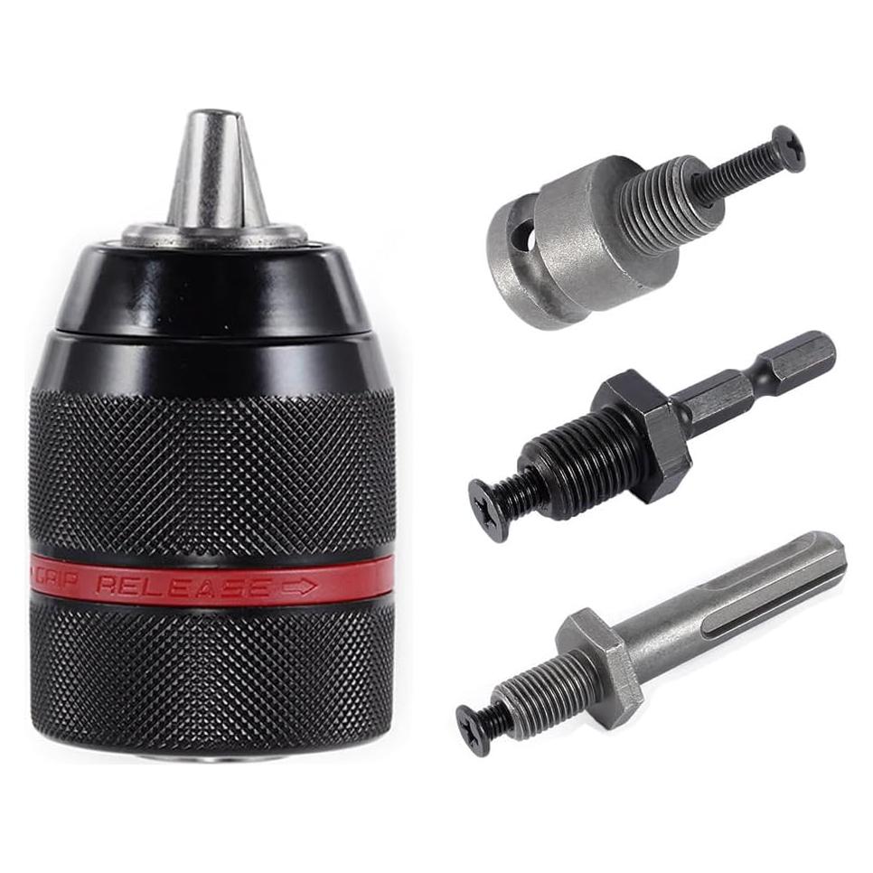 Mandril sin llave Yasoschaozai 1-13mm SDS-Plus y hexagonal