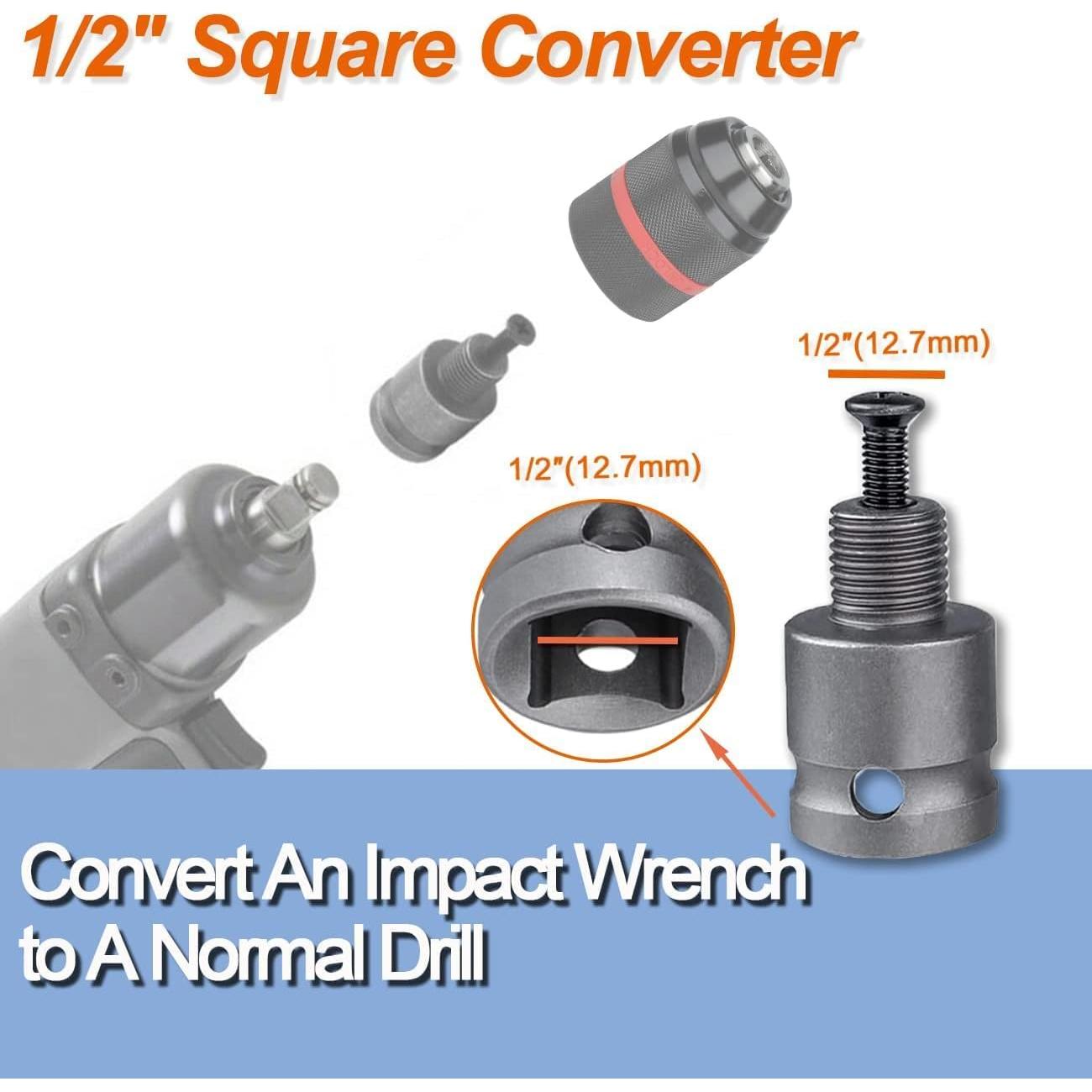 Mandril sin llave Yasoschaozai 1-13mm SDS-Plus y hexagonal