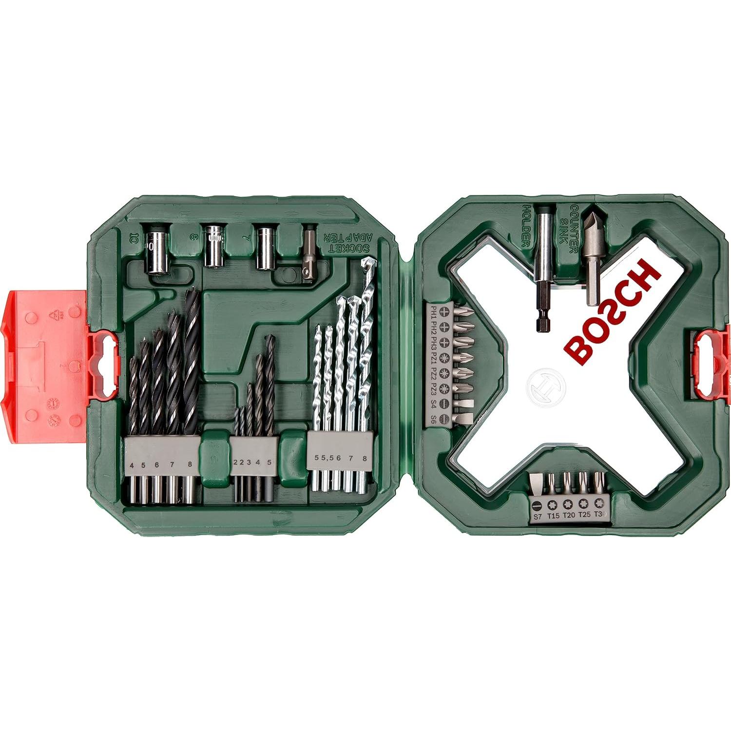 Juego de Brocas y Atornillador Bosch X-Line Classic 34 Pcs