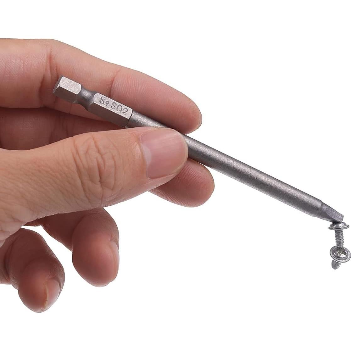 Juego de Puntas de Destornillador Magnéticas Rocaris SQ2 9 Pzs