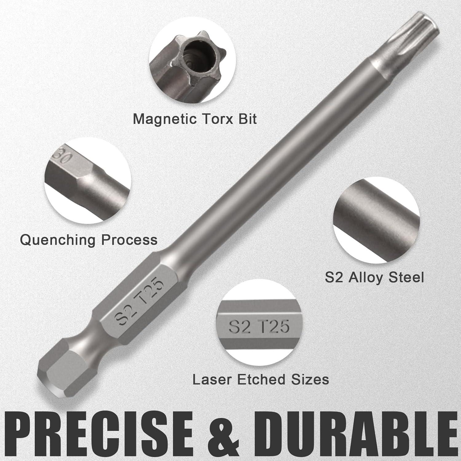 Juego de Puntas Torx 11 Piezas Orvella Acero S2