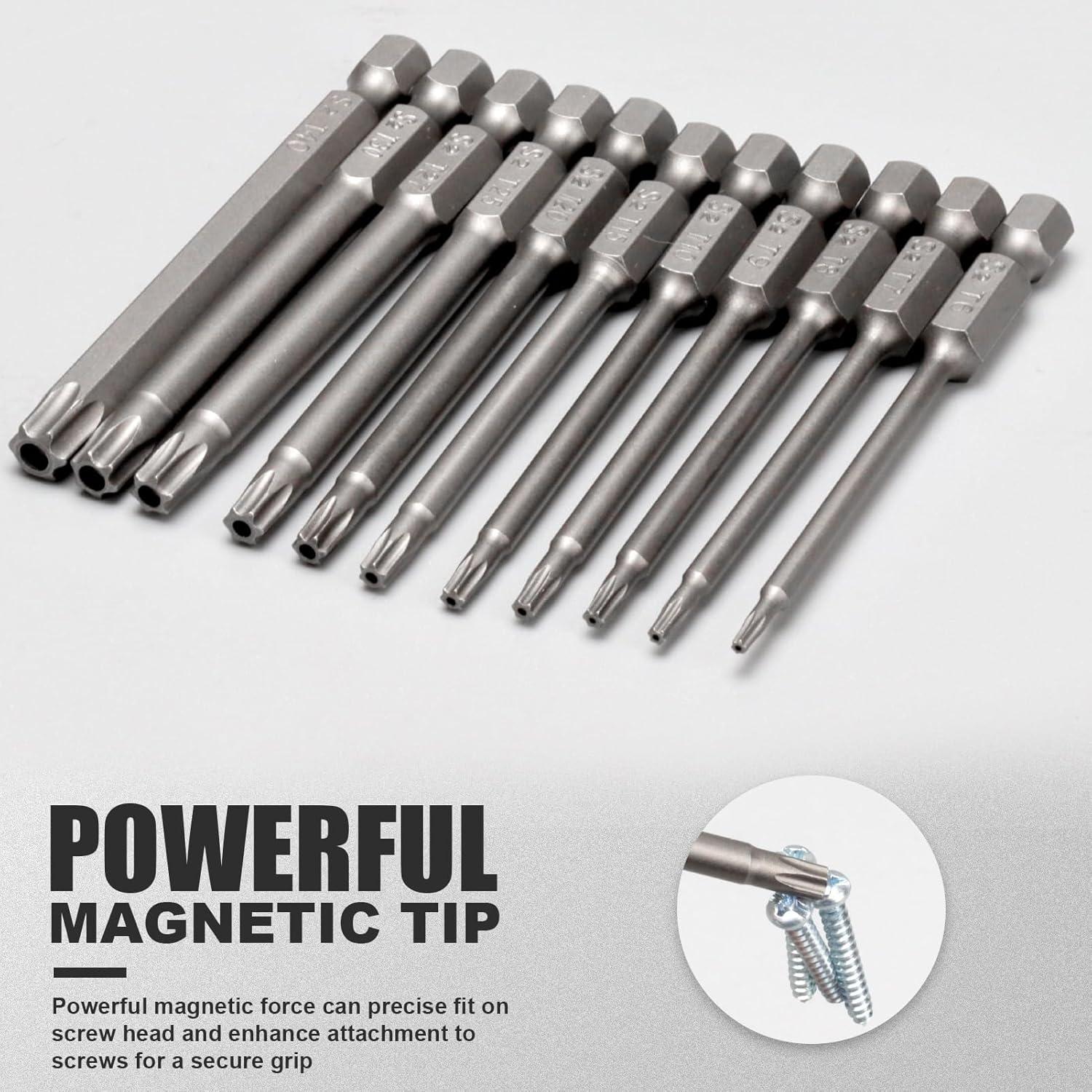 Juego de Puntas Torx 11 Piezas Orvella Acero S2