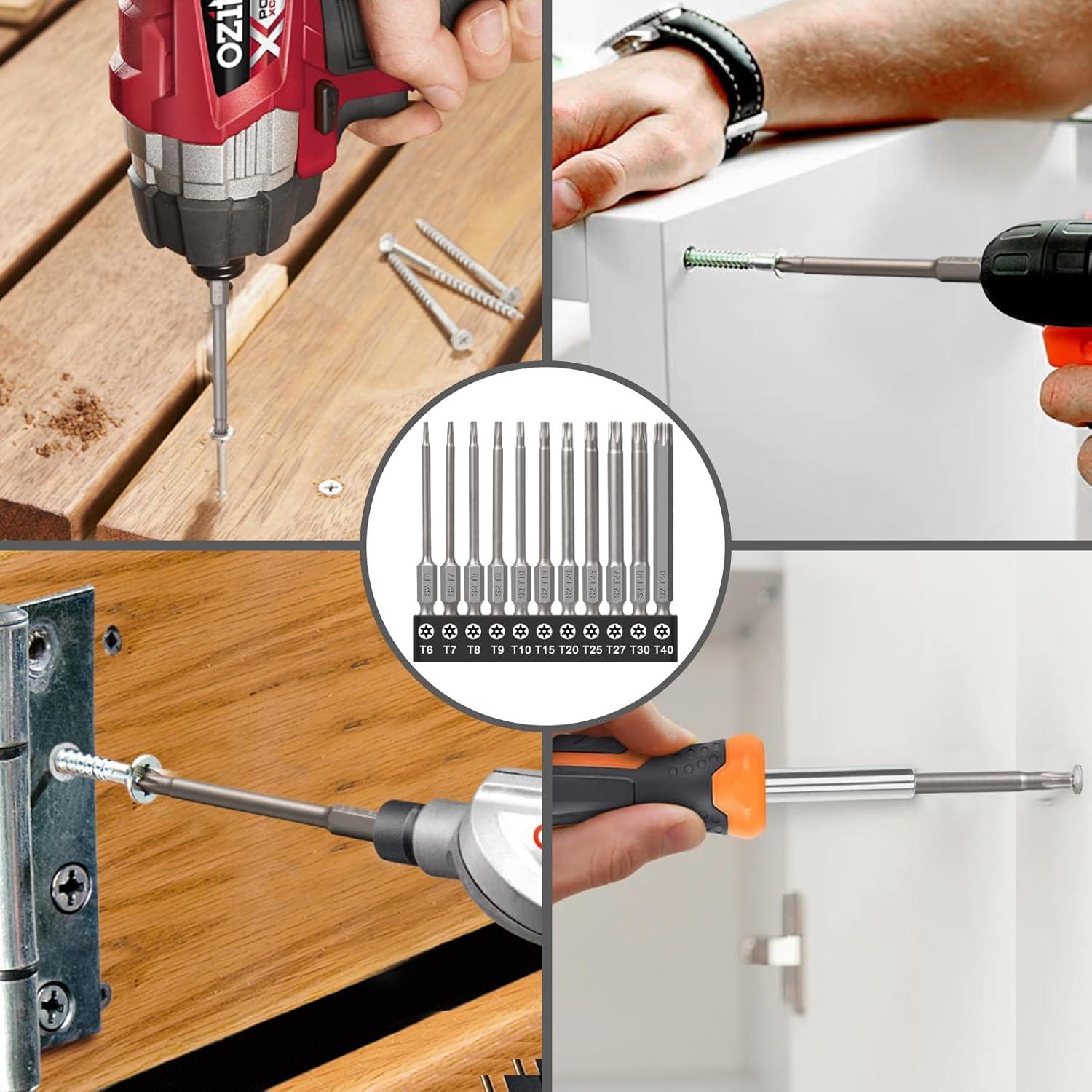 Juego de Puntas Torx 11 Piezas Orvella Acero S2