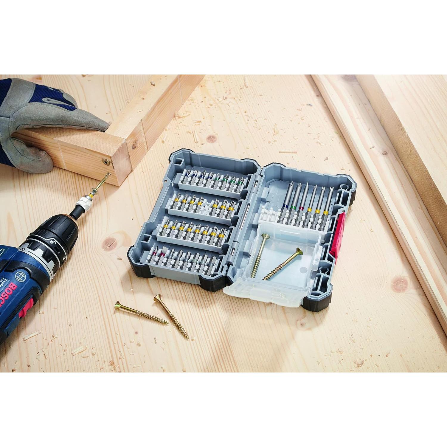 Conjunto de Taladros Bosch Profesional 40 Piezas con Soporte