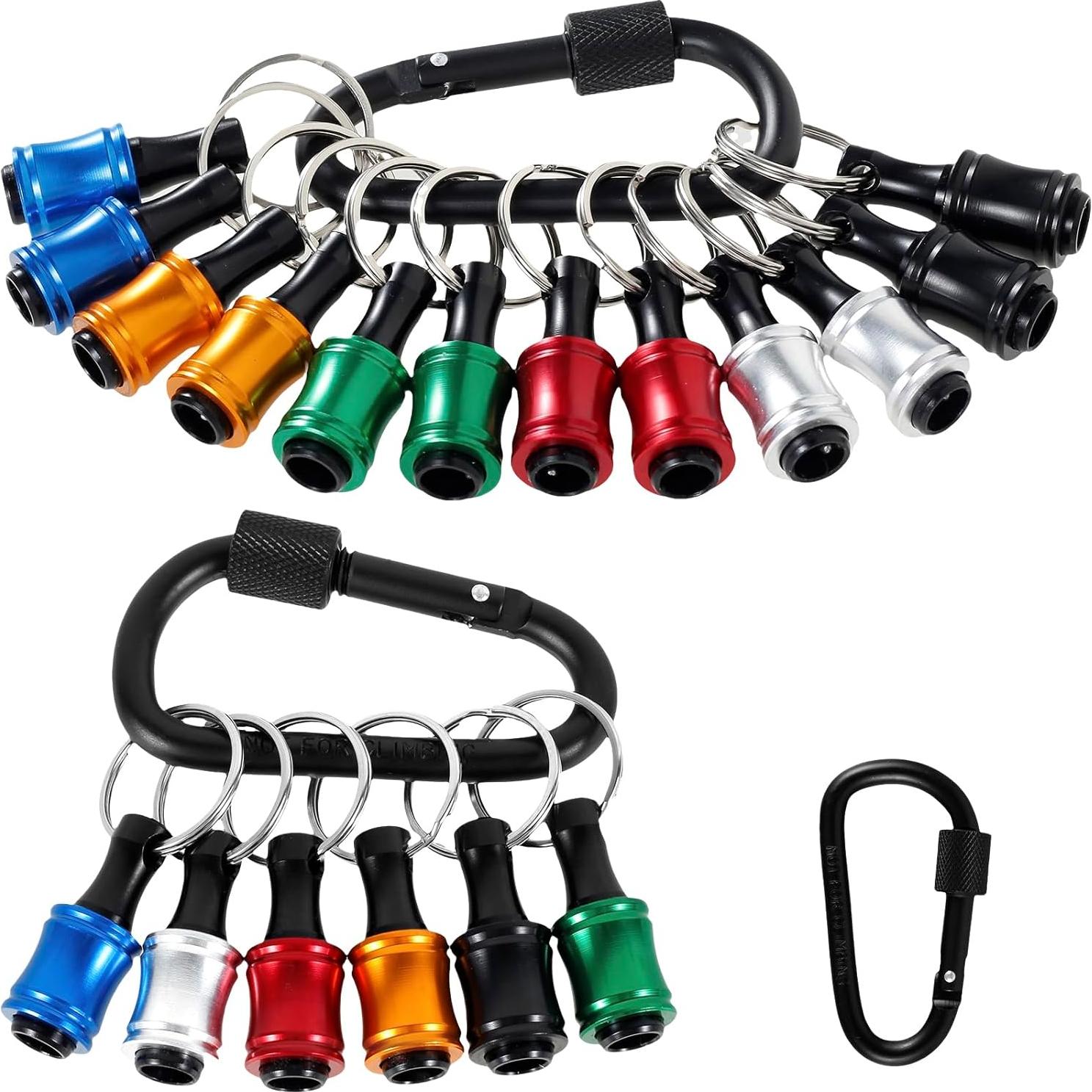 Soporte de Bits de Taladro 1/4" QUHUAMAO con Carabinero