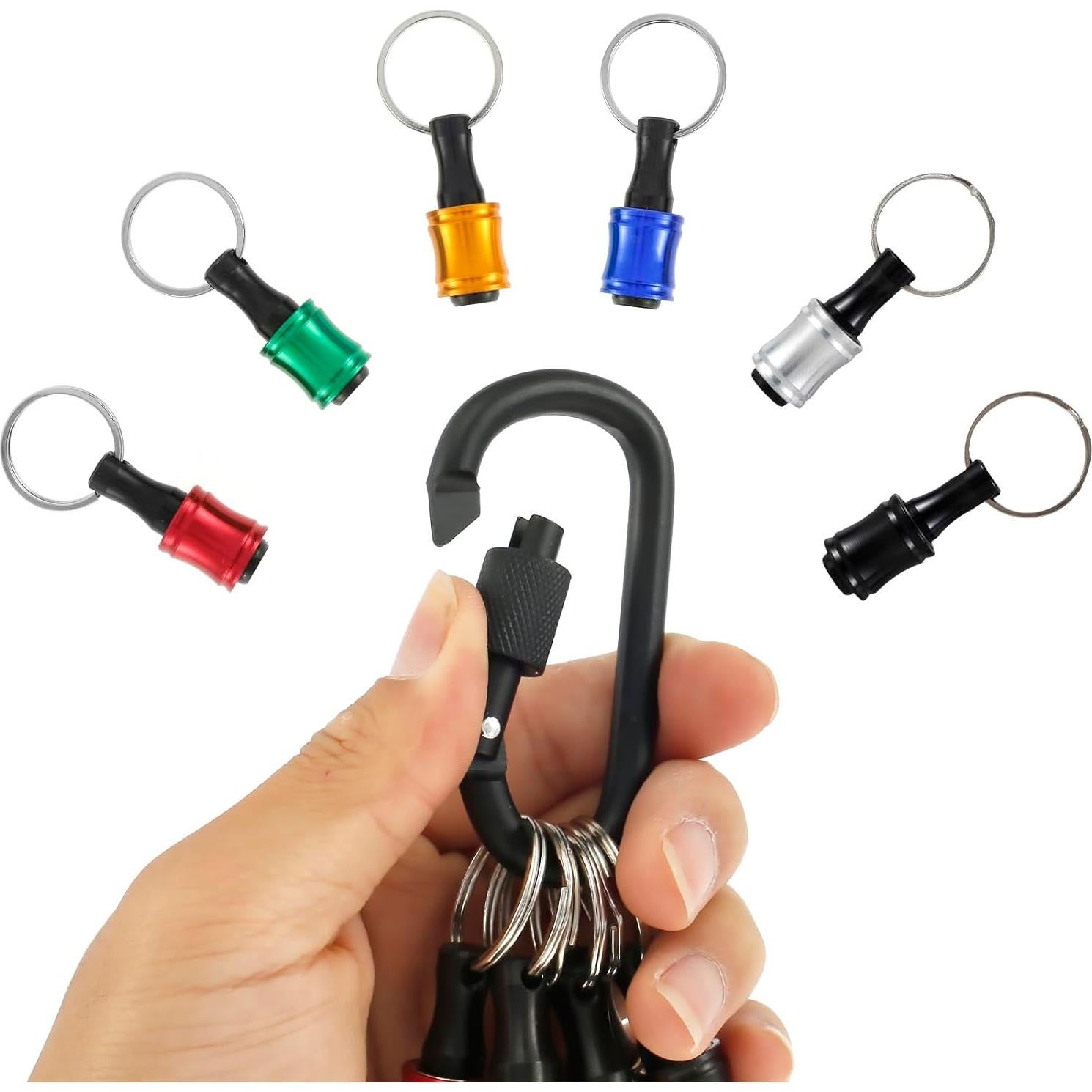 Soporte de Bits de Taladro 1/4" QUHUAMAO con Carabinero