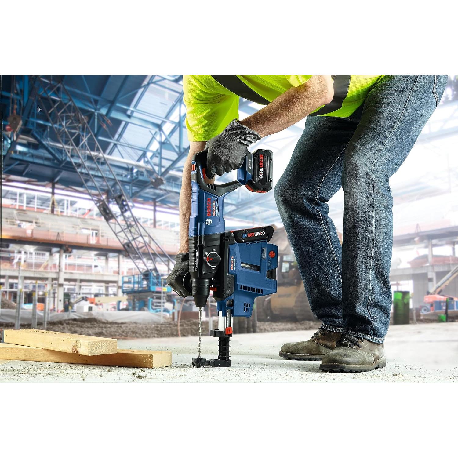 Extractor de Polvo Móvil Bosch GDE18V-26DB15 con Batería 4 Ah