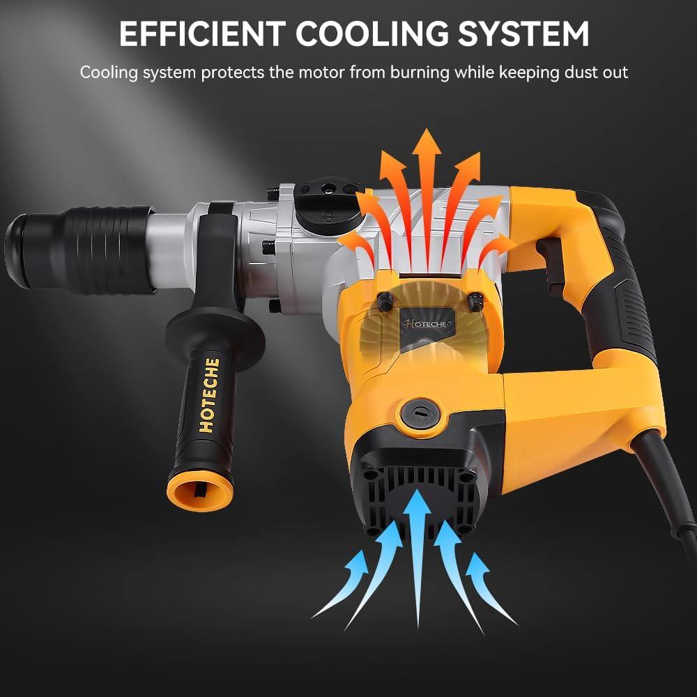 Martillo Rotativo Hoteche SDS Max 12.5A 3 Funciones 10.1kg