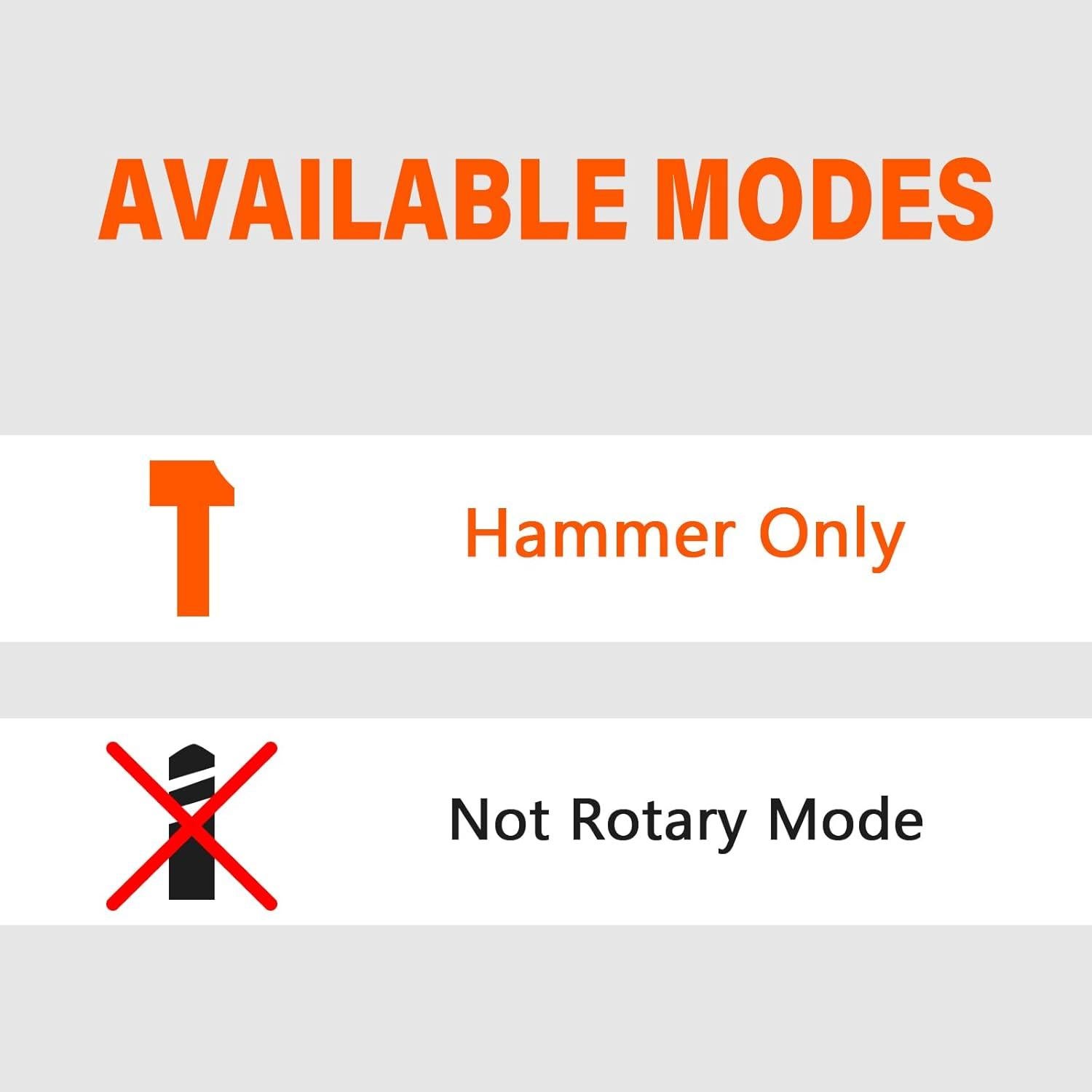 Martillo Demoledor Eléctrico Berserker 1300W 7.26kg SDS-Max