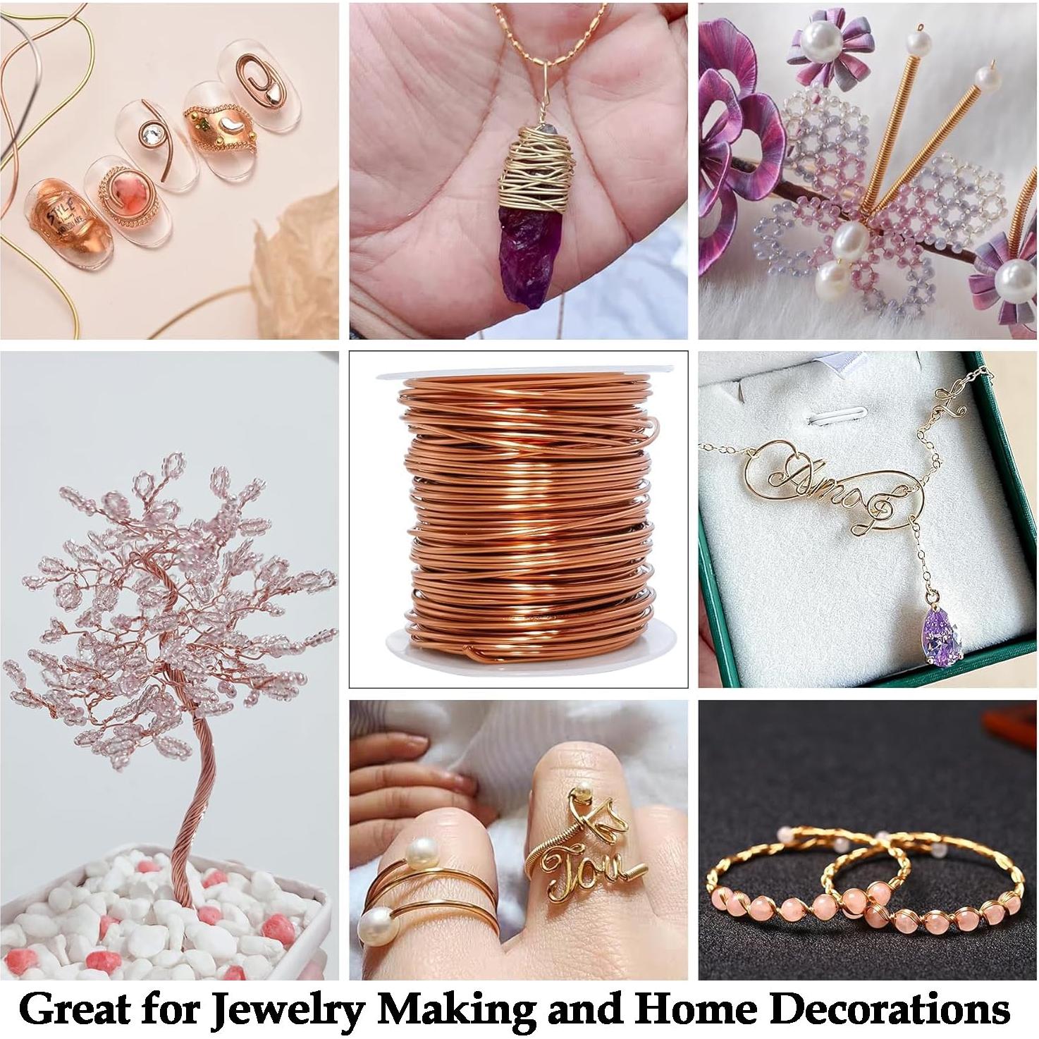 Alambre de Cobre 16 Gauge 20m para Manualidades y Jardinería