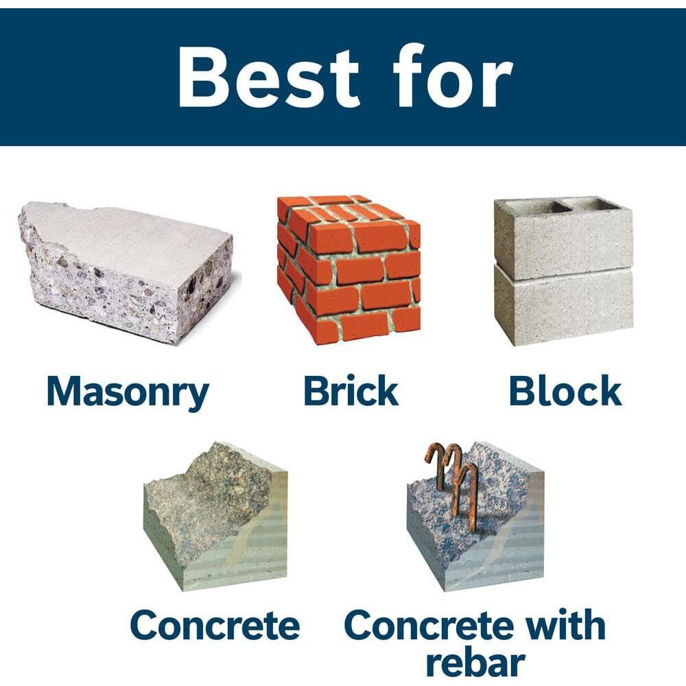 Conjunto de Brocas SDS-Plus Bosch HC4CK005 5 Piezas